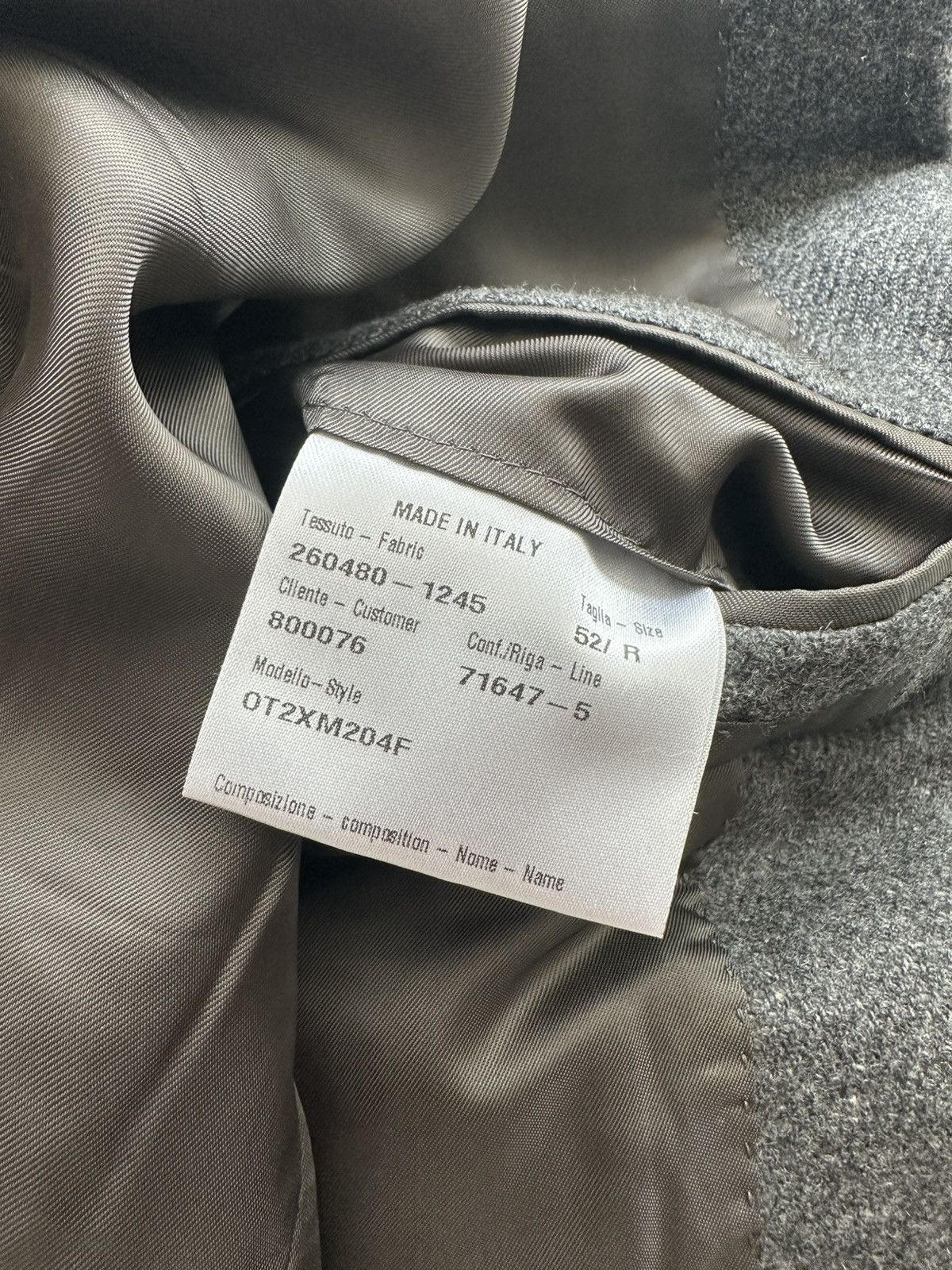 Caruso 100% Cashmere Notch Lapel Blazer Size 42R - 6 Thumbnail