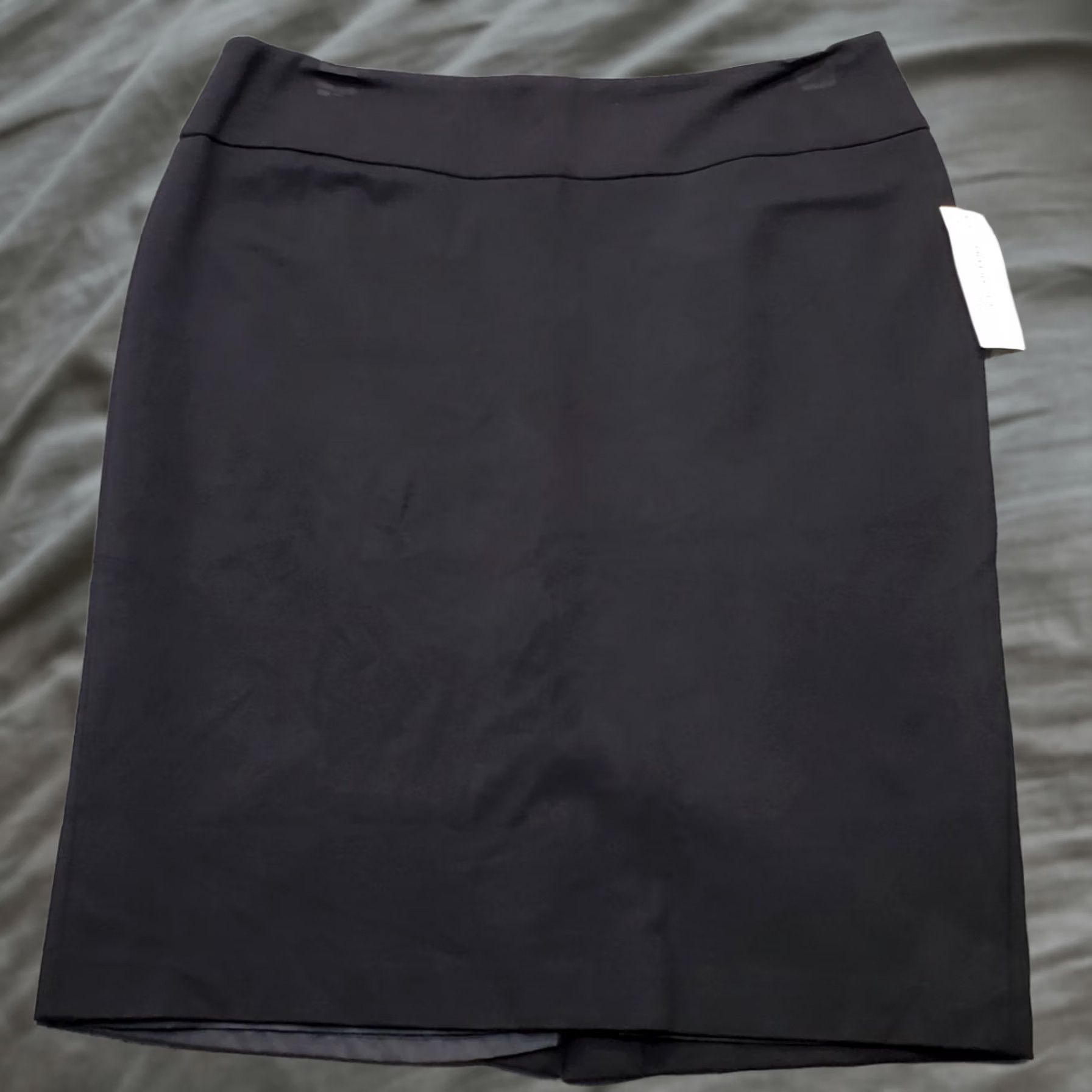 Charter Club Charter Club Straight & Pencil Skirt Women 12P Black Lined Back Zip High Waisted Size 34" / US 12 / IT 48 - 1 Thumbnail