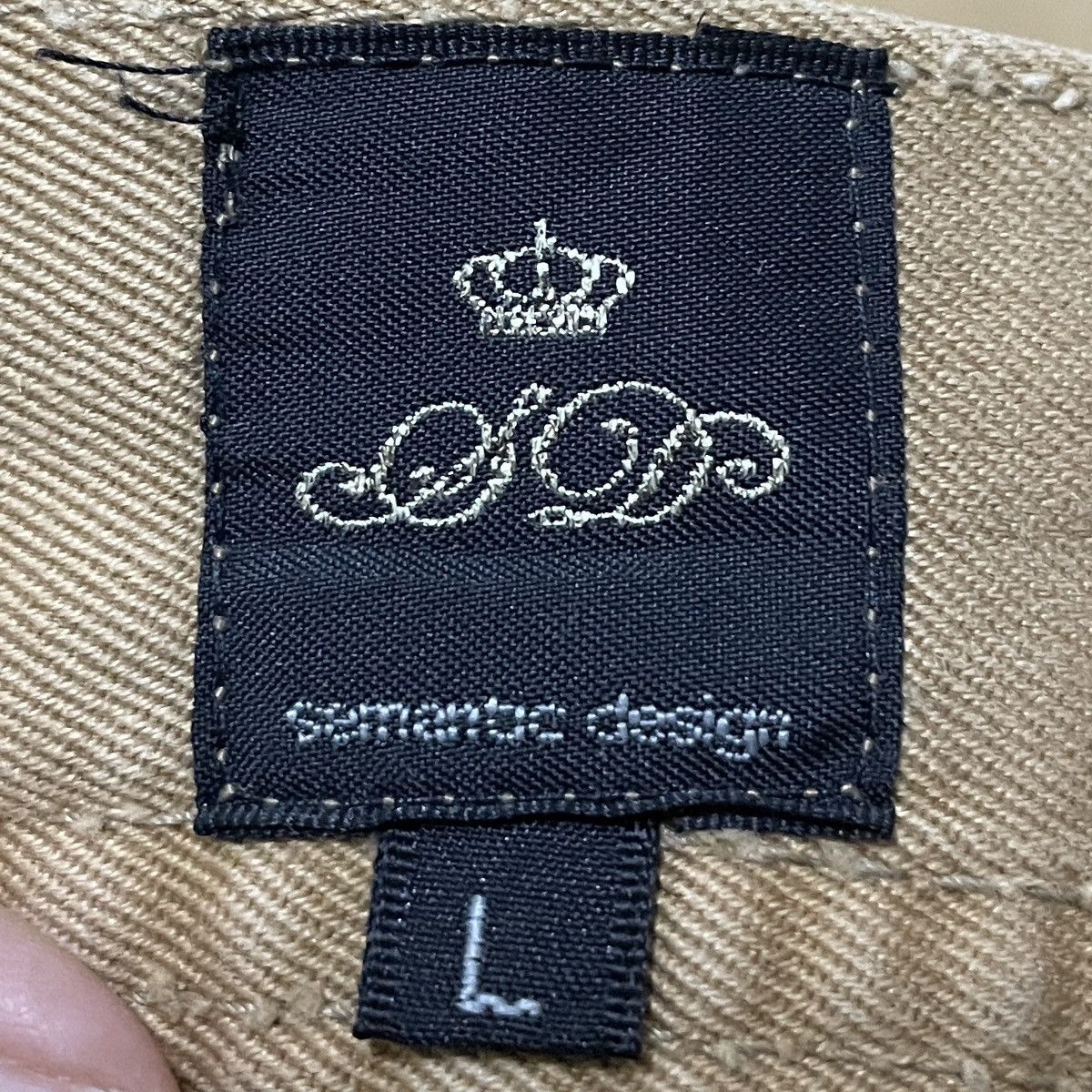 Very Rare Vintage Brand Semantic Design Ripped Pants 2000s