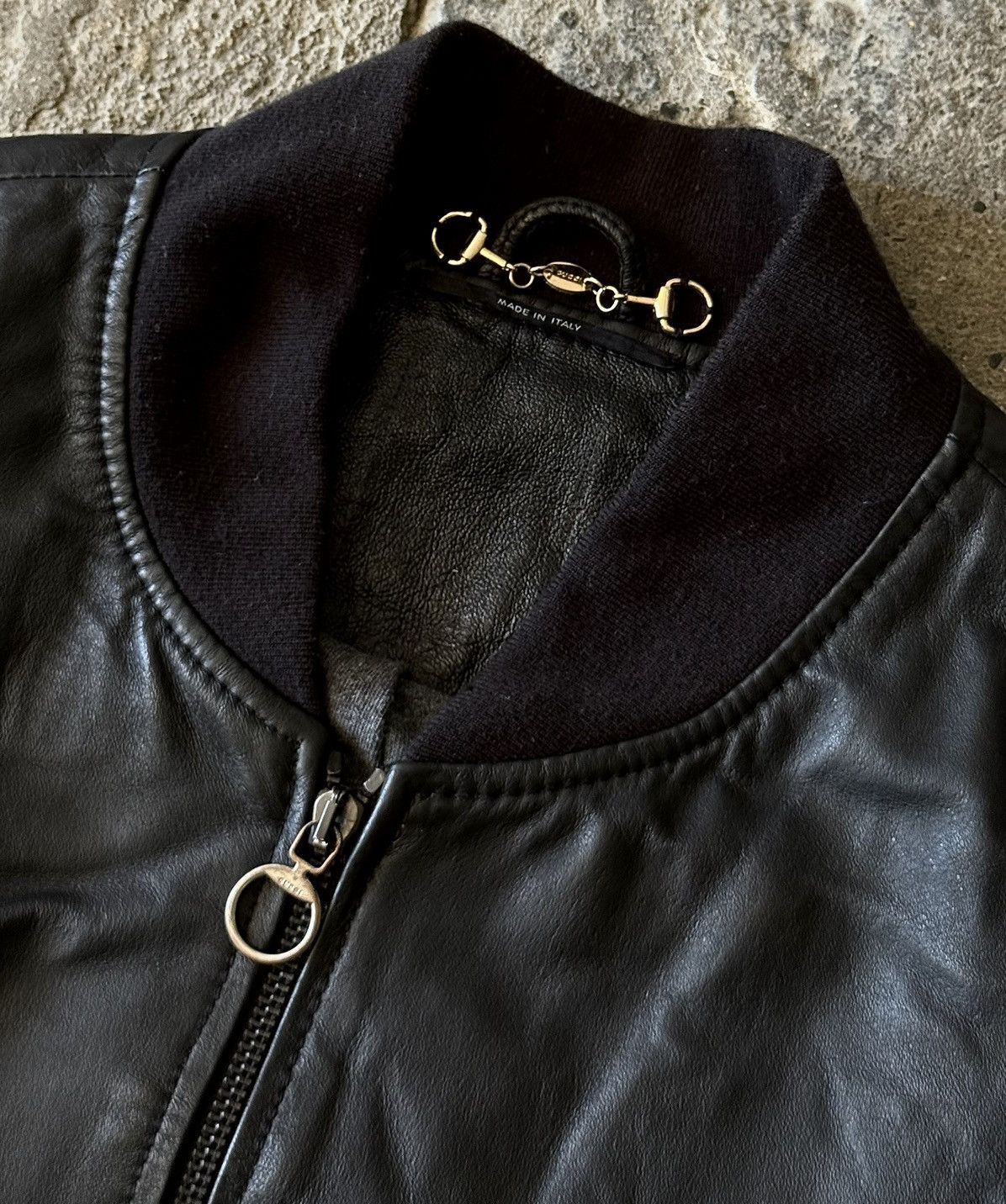 Gucci × Tom Ford Gucci - Tom Ford - Cherry Line - Leather Jacket Size US S / EU 44-46 / 1 - 6 Thumbnail