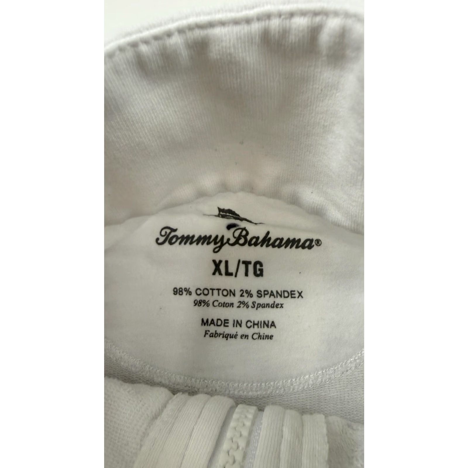 Tommy Bahama Tommy Bahama Shirt White XL 1/2 Zip Mock Neck Floral Embroidered Top Tee Womens Size XL / US 12-14 / IT 48-50 - 6 Thumbnail