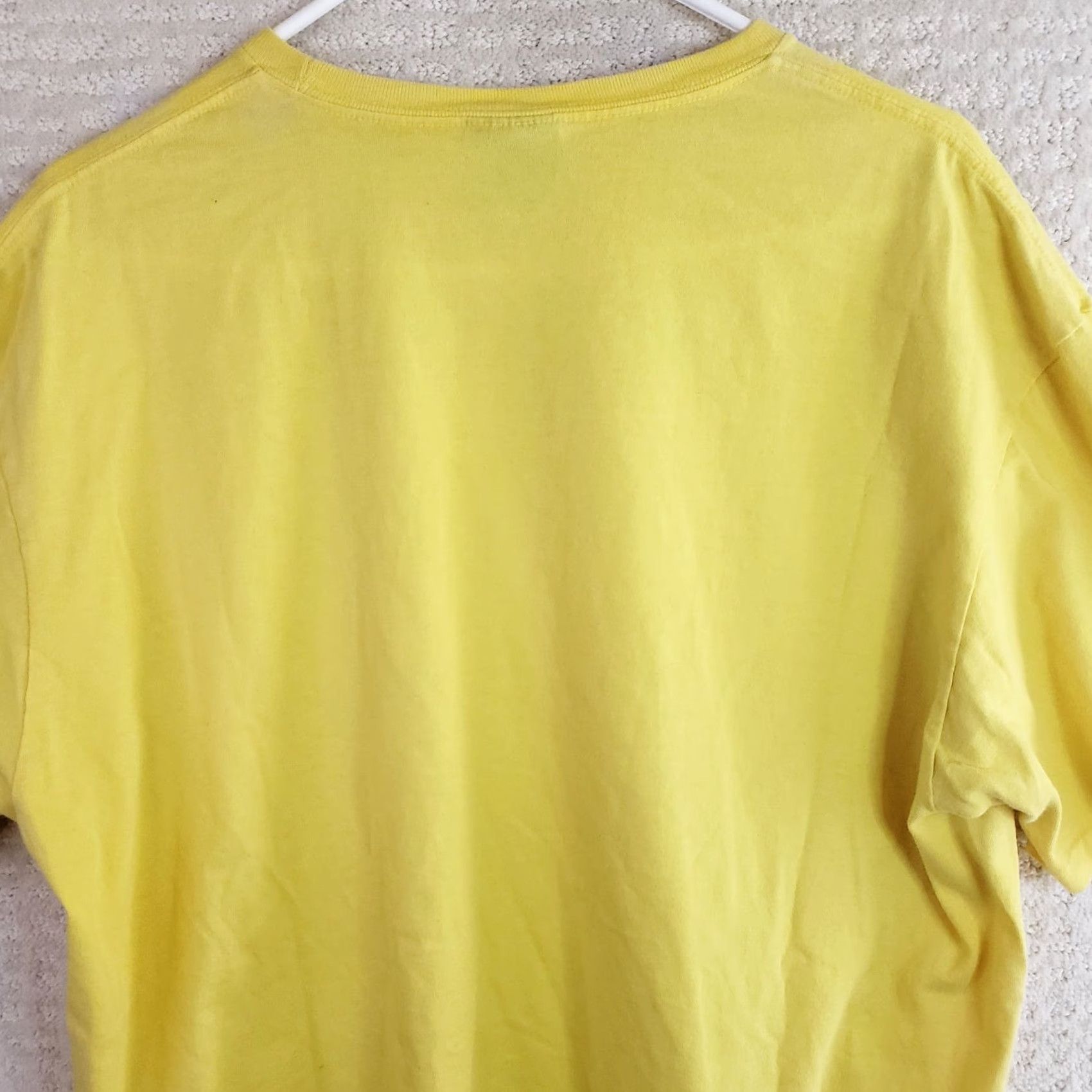 Polo Ralph Lauren VINTAGE Polo Ralph Lauren T-Shirt Yellow Short Sleeve Mens L Cotton Knit Embroidered Logo Classic Fit All Seasons 90s Preppy Golf Mens Size US L / EU 52-54 / 3 - 6 Thumbnail