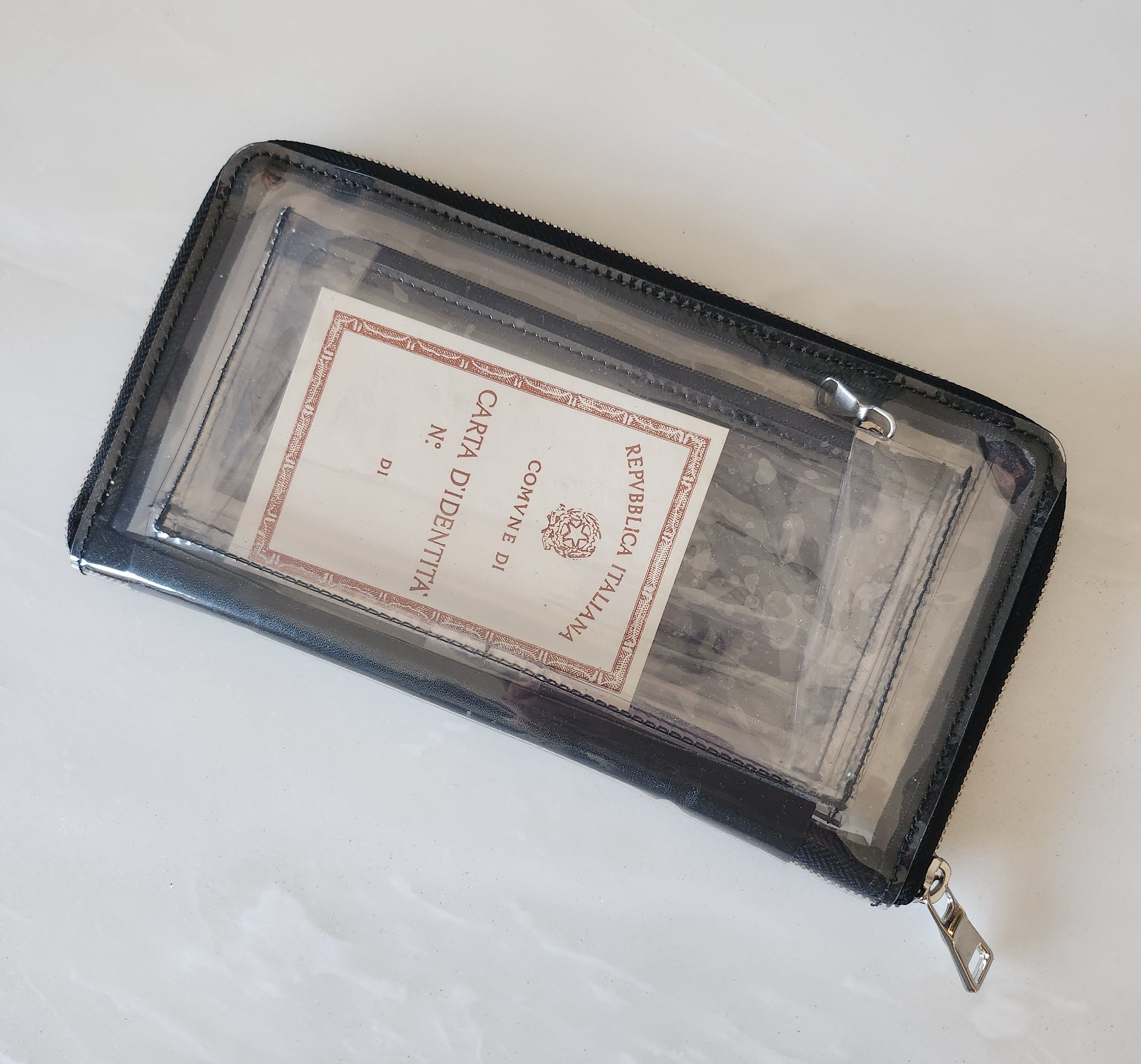 Off-White Off-White See-Thru Zip Clutch Size ONE SIZE - 6 Thumbnail