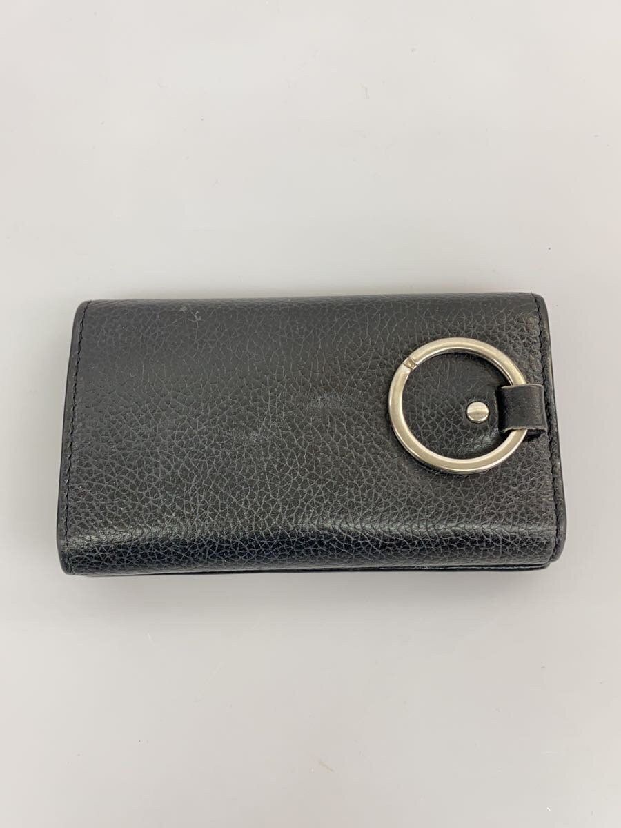 Balenciaga Balenciaga Leather Key Case Black Size ONE SIZE - 2 Thumbnail