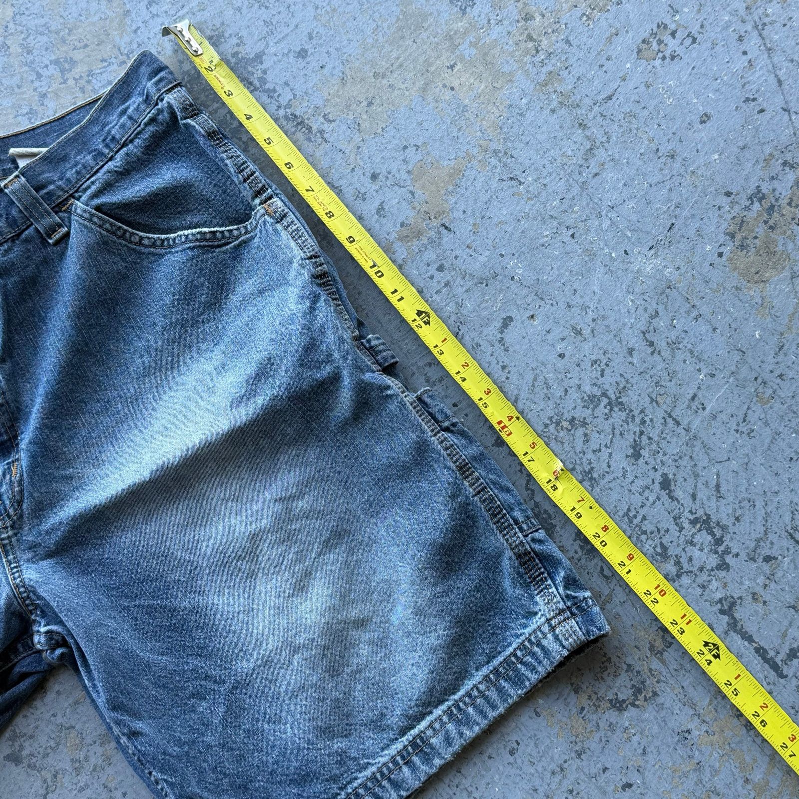 Faded Glory Vintage Y2K Loose Fit Denim Carpenter Jorts Sz 38 Size US 38 / EU 54 - 8 Thumbnail