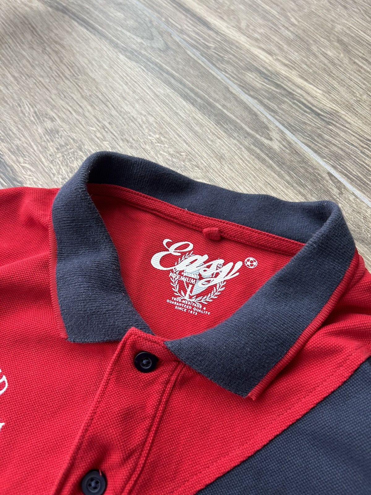 Vintage Vintage England Rugby polos shirt big logo mens Size US L / EU 52-54 / 3 - 3 Thumbnail