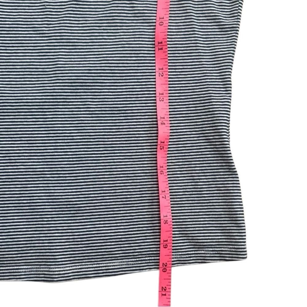 Theory Theory Women's Striped Fitted T-shirt In Black White petite Size S / US 4 / IT 40 - 4 Thumbnail