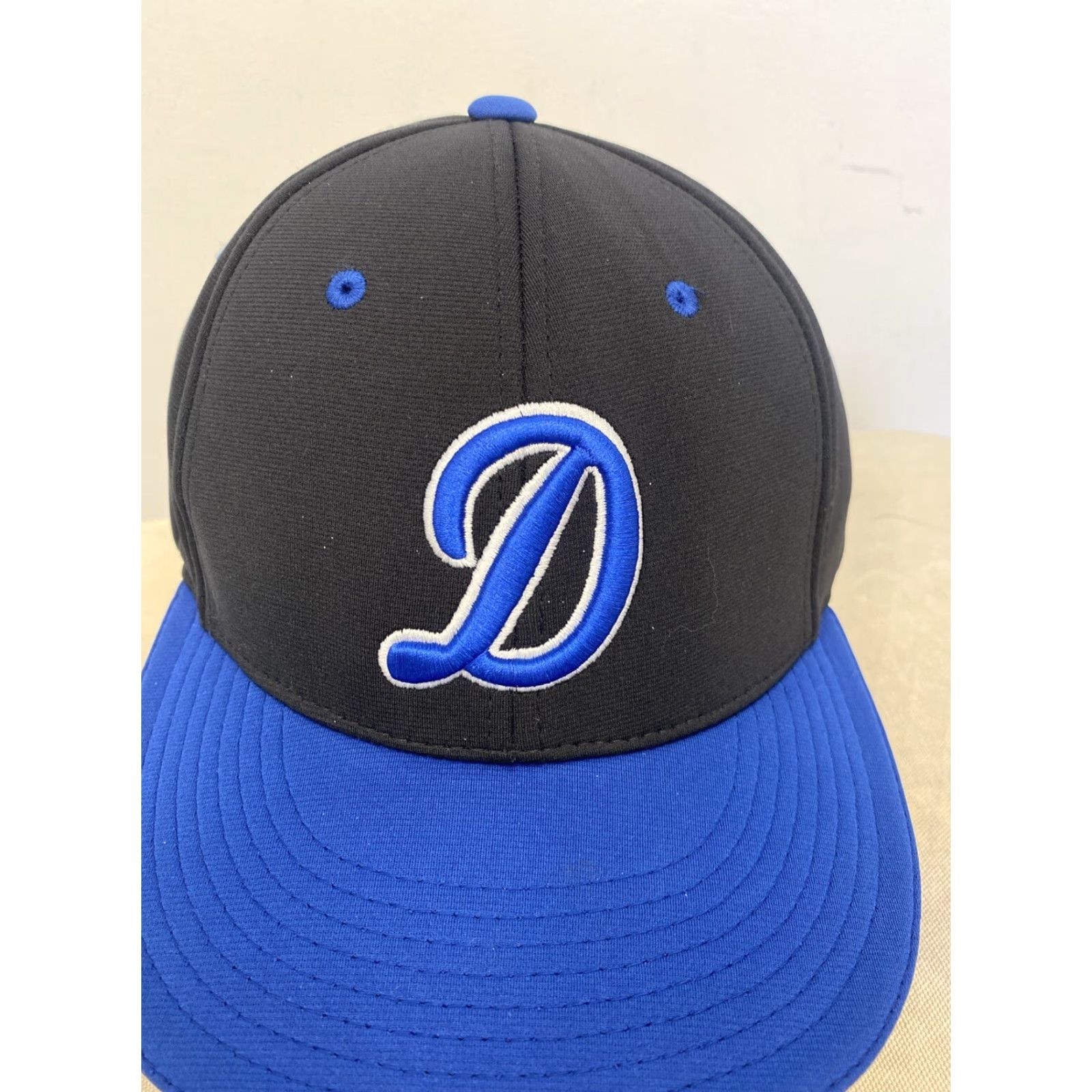Vintage VINTAGE Richardson Dodgers Hat Cap L/XL Blue Black Polyester Baseball Cap Men Dodgers Logo Classic Outdoor Sports M Eng? Size ONE SIZE - 2 Thumbnail