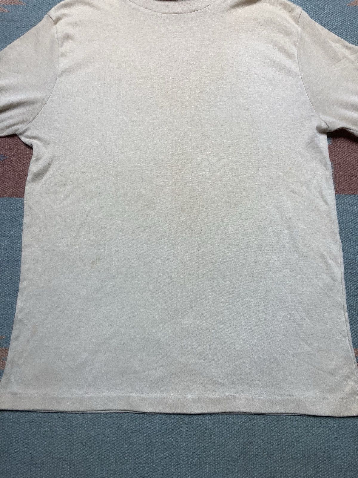 Vintage Vtg 60s 70s turtleneck shirt blank white soft comfy adult XL Size US XL / EU 56 / 4 - 3 Thumbnail