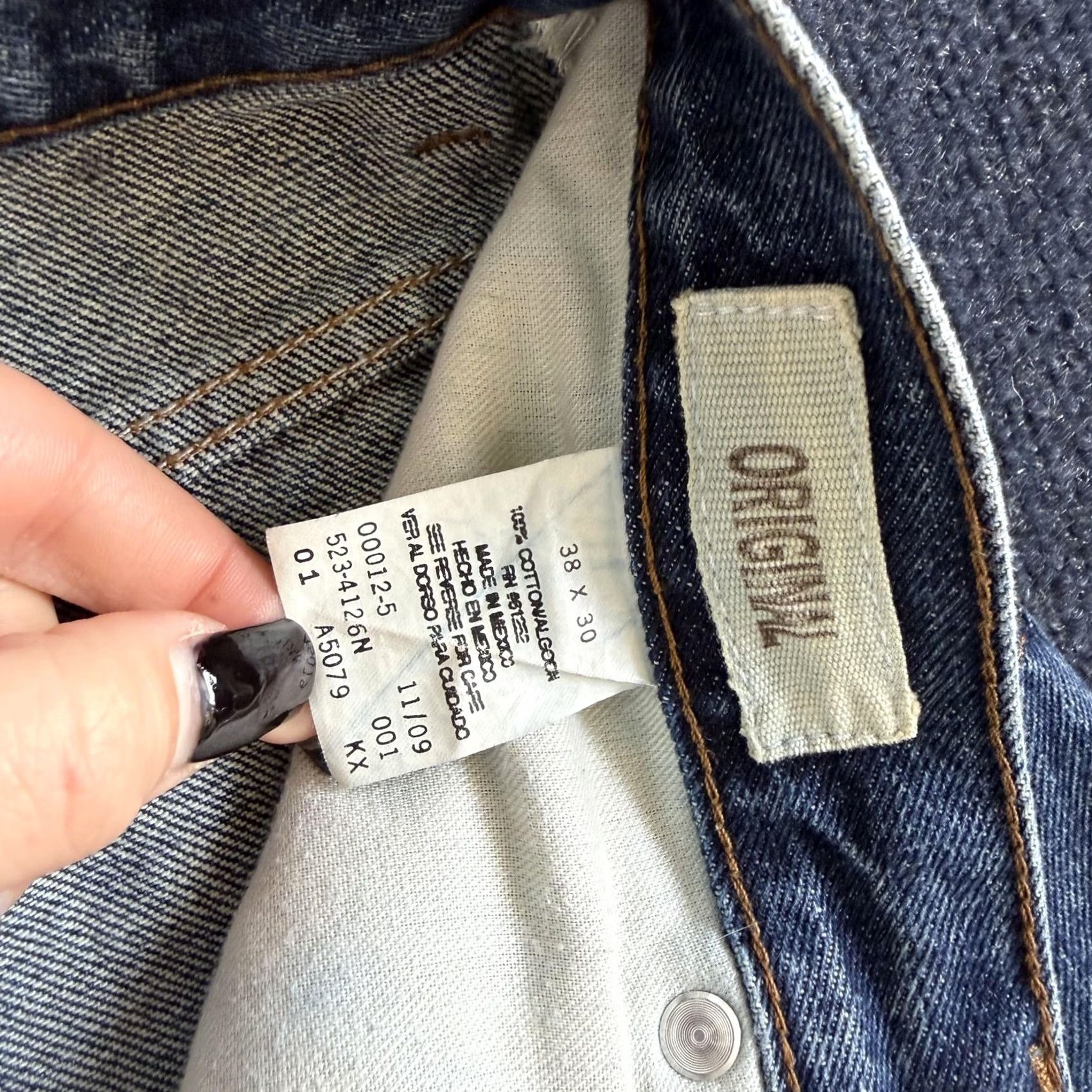 Vintage Y2K Arizona Jean Co Jeans Mens 38x30 Medium Wash Blue Denim Regular Straight Jeans Mens 38x30 Blue Denim Regular Straight Size US 38 / EU 54 - 4 Thumbnail