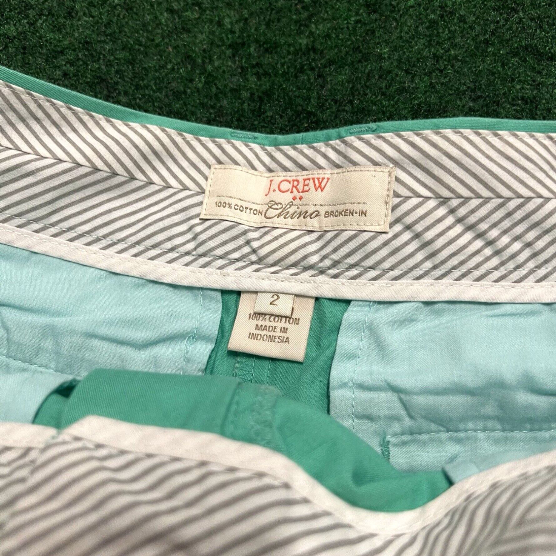 J.Crew J. Crew Chino Shorts Green Size 2 Summer Working Walking Outdoors Size 26" / US 2 / IT 38 - 3 Thumbnail