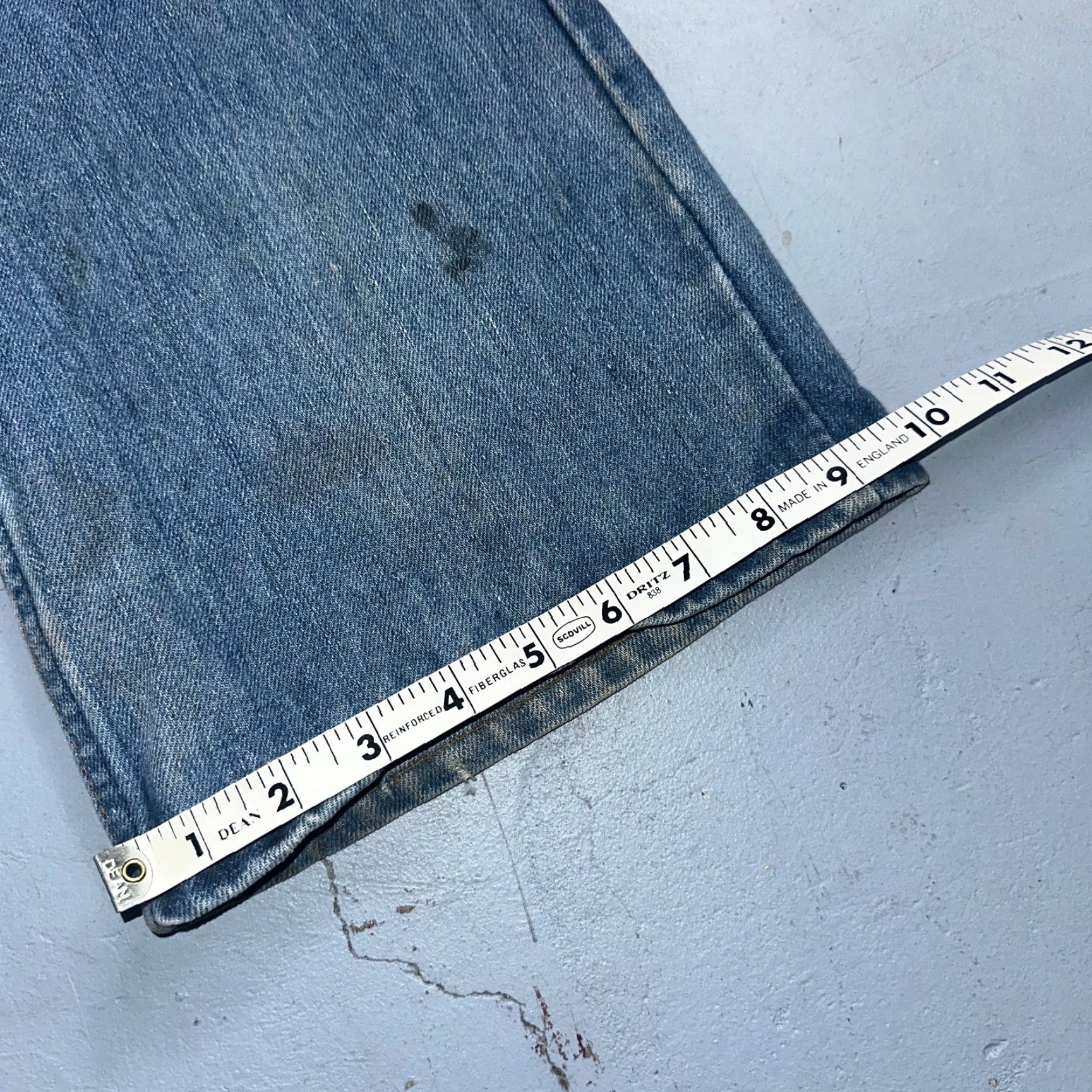 Levi's VINTAGE Levi's 517 Bootcut Jeans Men 34 Blue 80s USA Tan Tab Flare Denim Size US 34 / EU 50 - 5 Thumbnail