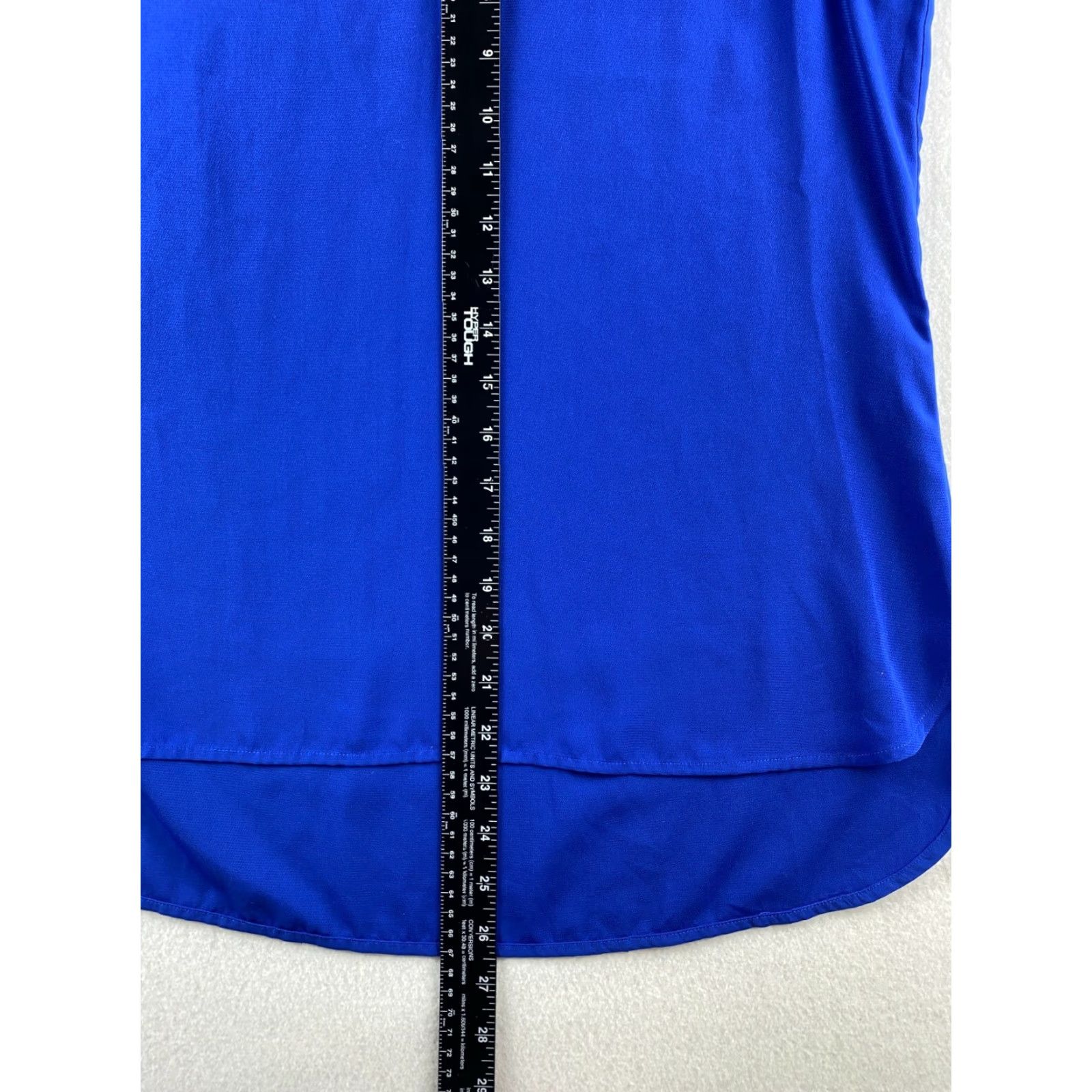 Vintage Chico's Blouse Women's Sleeveless Round Blue Top - Polyester - 100% - Regular Fit - Size M - Party/Cocktail - QC: Excellent Condition Size M / US 6-8 / IT 42-44 - 4 Thumbnail