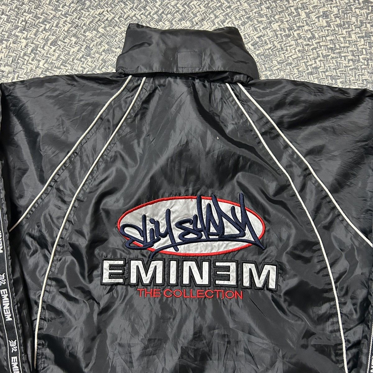 Eminem × Rap Tees × Vintage Vintage 00s Eminem slim shady jacket with detatchable hood Size US M / EU 48-50 / 2 - 12 Thumbnail