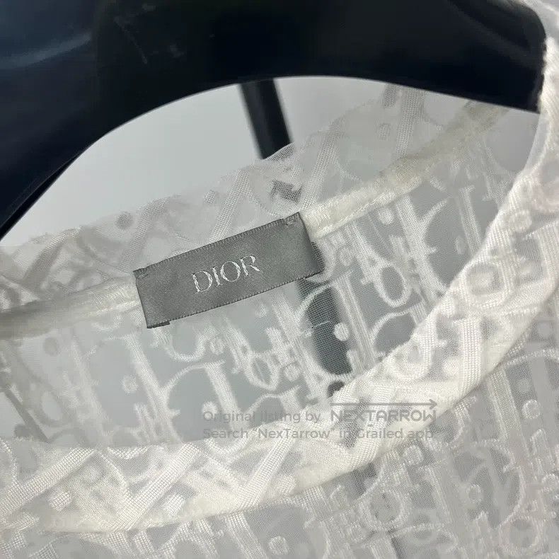 Dior Dior White hollow transparent short sleeves Size US XS / EU 42 / 0 - 3 Thumbnail