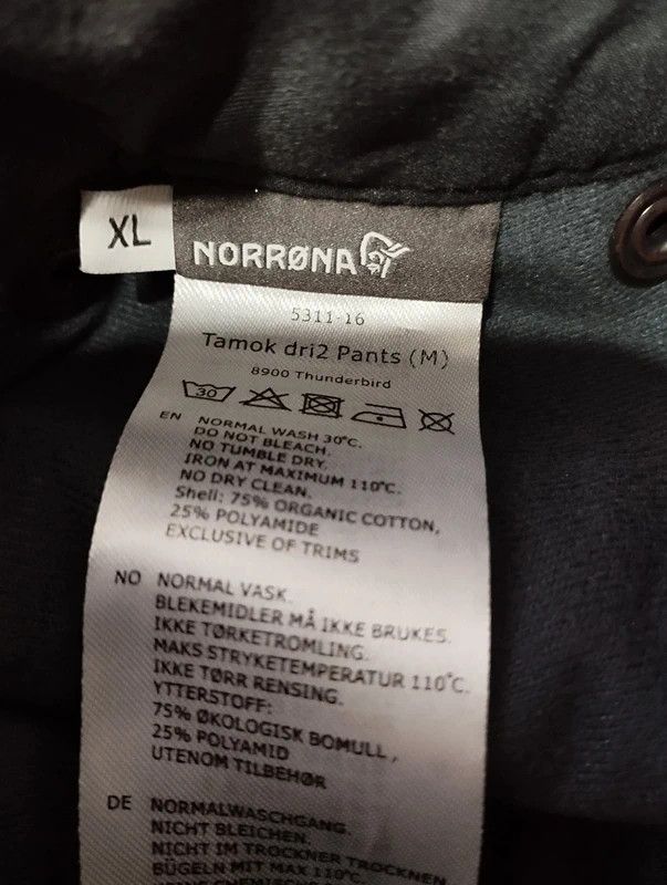 Norrona Norrona Tamok Dri2 Ski pants ski pants snowboardowe size XL Size US 38 / EU 54 - 11 Thumbnail