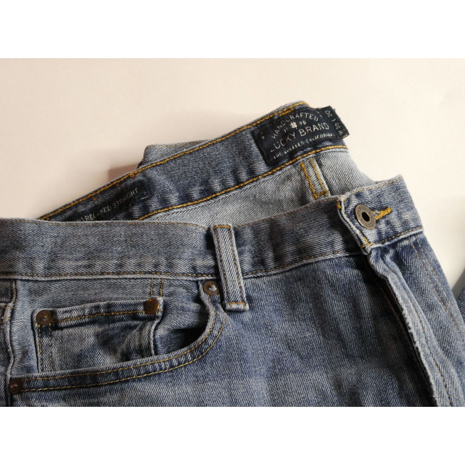 Lucky Brand Lucky Brand 131 Relaxed Straight jeans, stretch, 33x30 Size US 33 - 3 Thumbnail