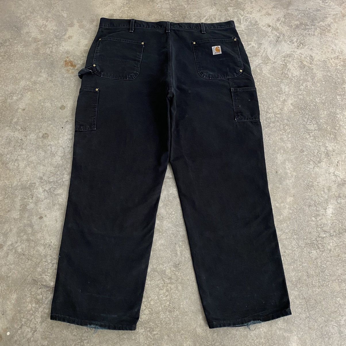 Carhartt Vintage Carhartt Double Knee Black Carpenter Work Pants Size US 41 - 14 Thumbnail