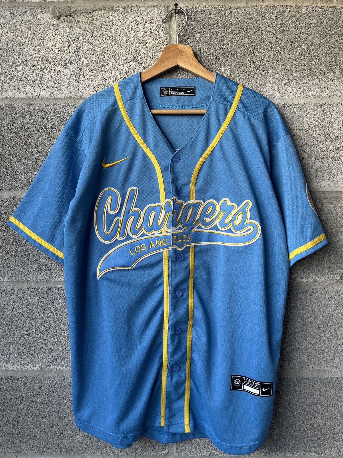 Nike × Vintage Nike NFL San Diego Chargers Baseball Football Jersey Size US M / EU 48-50 / 2 - 1 Thumbnail