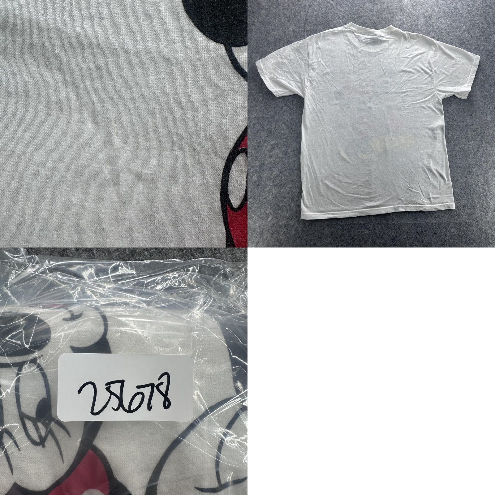 Fruit Of The Loom DISNEY Mickey Minnie Florida Graphic Shirt Adult Large White Crew Neck Mens Size US L / EU 52-54 / 3 - 8 Thumbnail