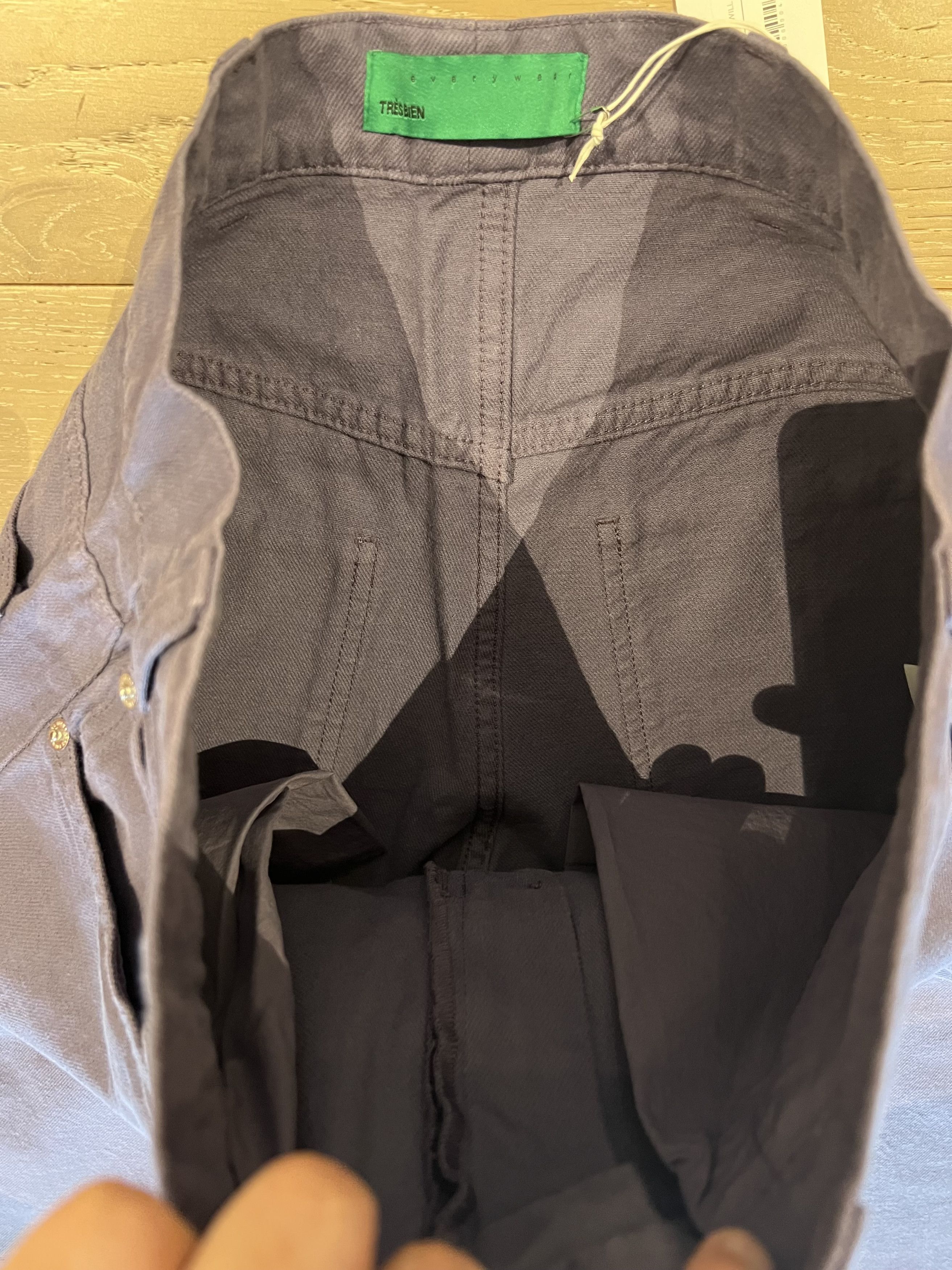 Tres Bien 💚 Très Bien Everywear Twisted 5 Pocket Work Pant Purple NEW Size US 32 / EU 48 - 11 Thumbnail