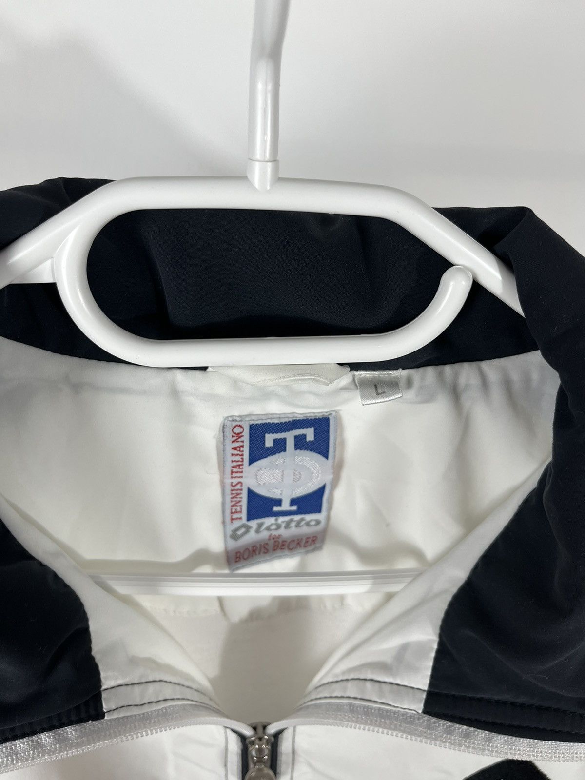 Lotto Sport × Vintage 90s Lotto Boris Becker tennis track jacket Size US L / EU 52-54 / 3 - 5 Thumbnail