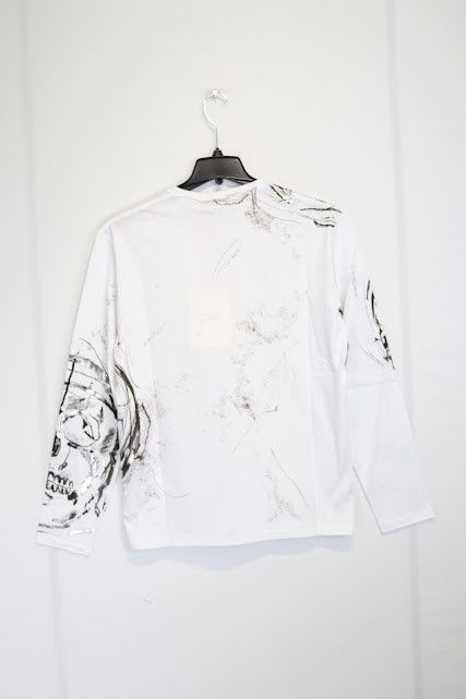 Alexander McQueen o1rshd1 Multi Large Logo Skull T-Shirt in White Size US L / EU 52-54 / 3 - 6 Thumbnail