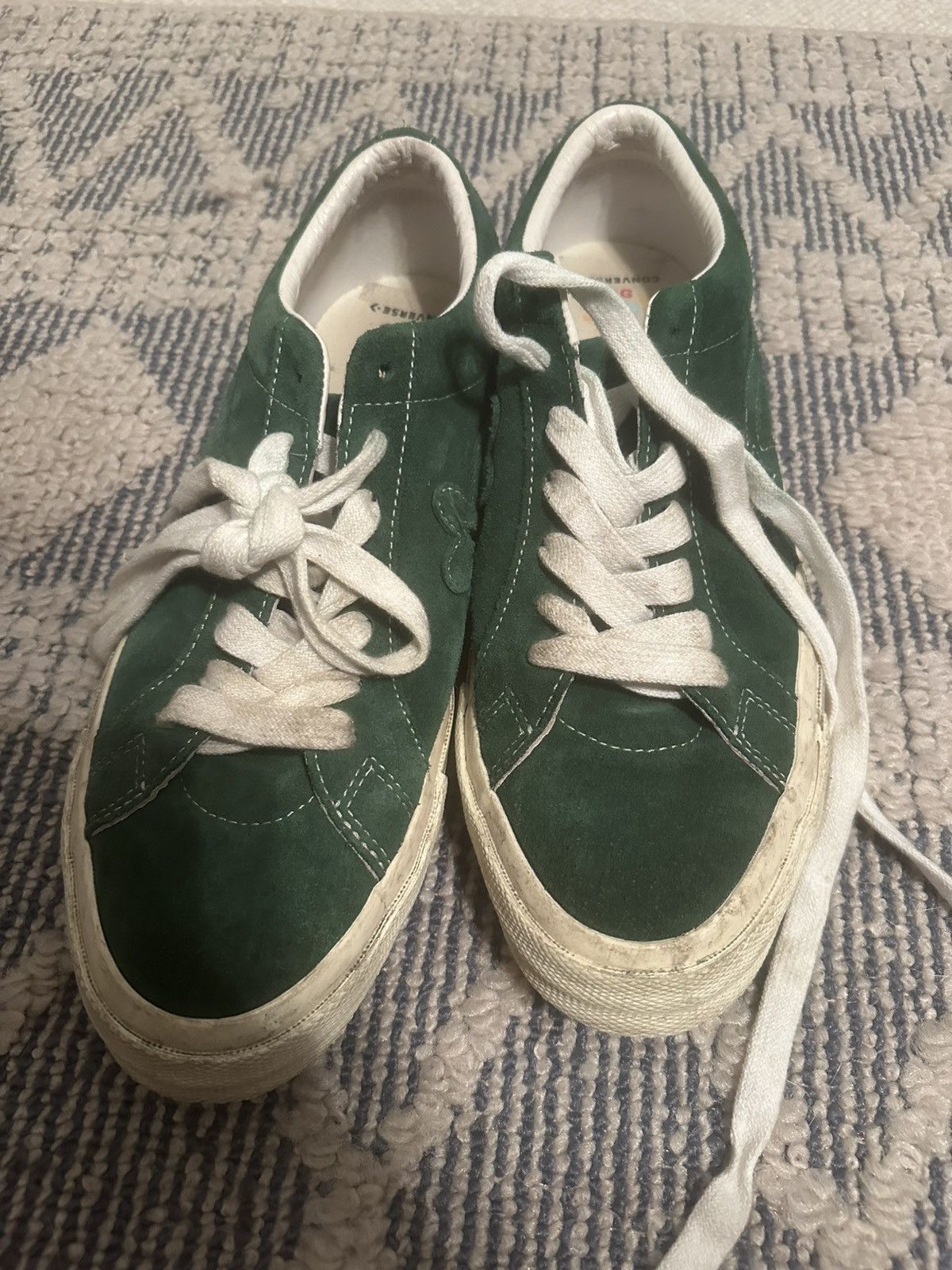 Converse × Golf le Fleur Converse x Golf Le Fleur Green Used Shoes Size US 10 / EU 43 - 3 Thumbnail