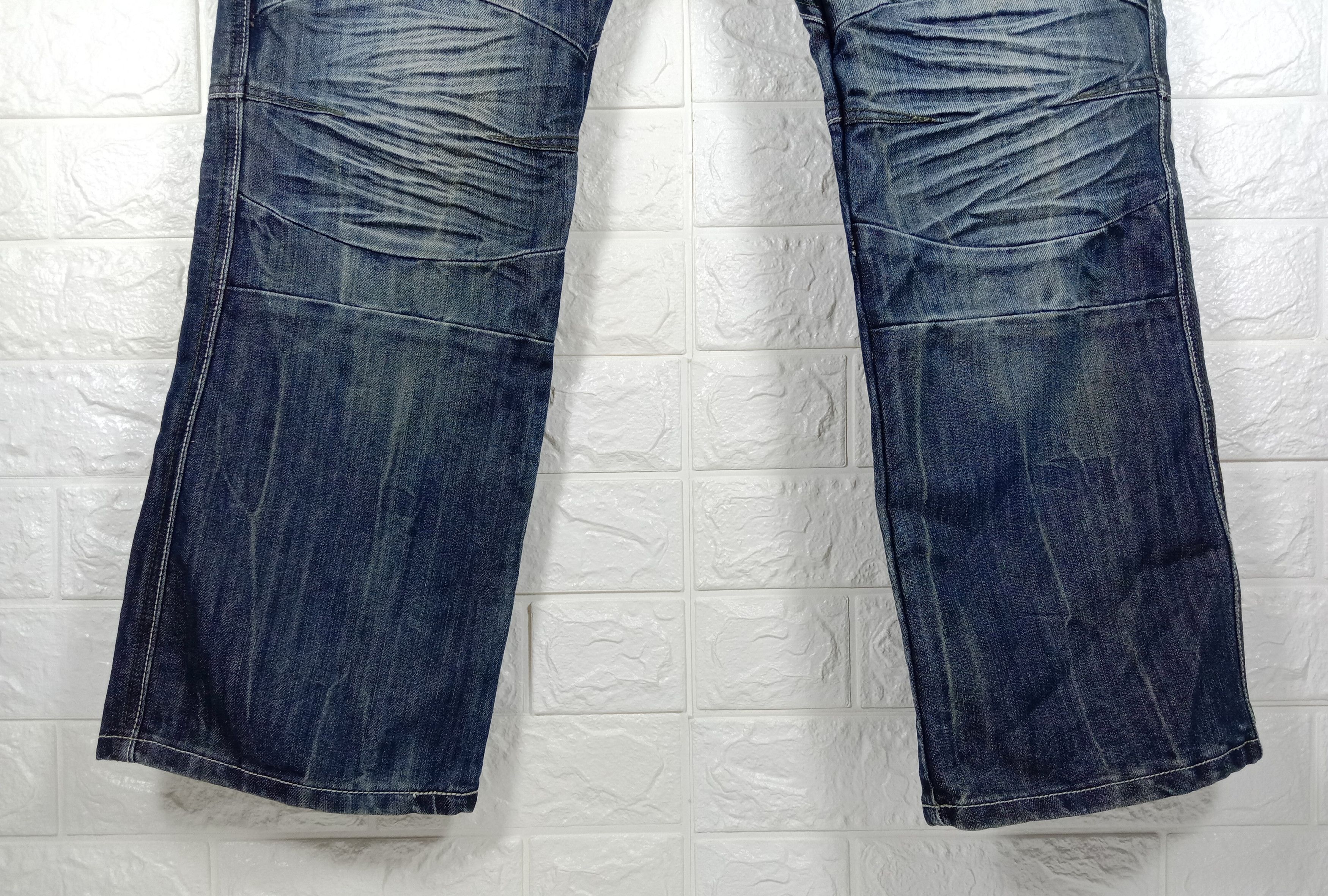 Japanese Brand Vintage Japanese Benzini Multi Pocket Buckle Back Jeans Size US 32 / EU 48 - 4 Thumbnail