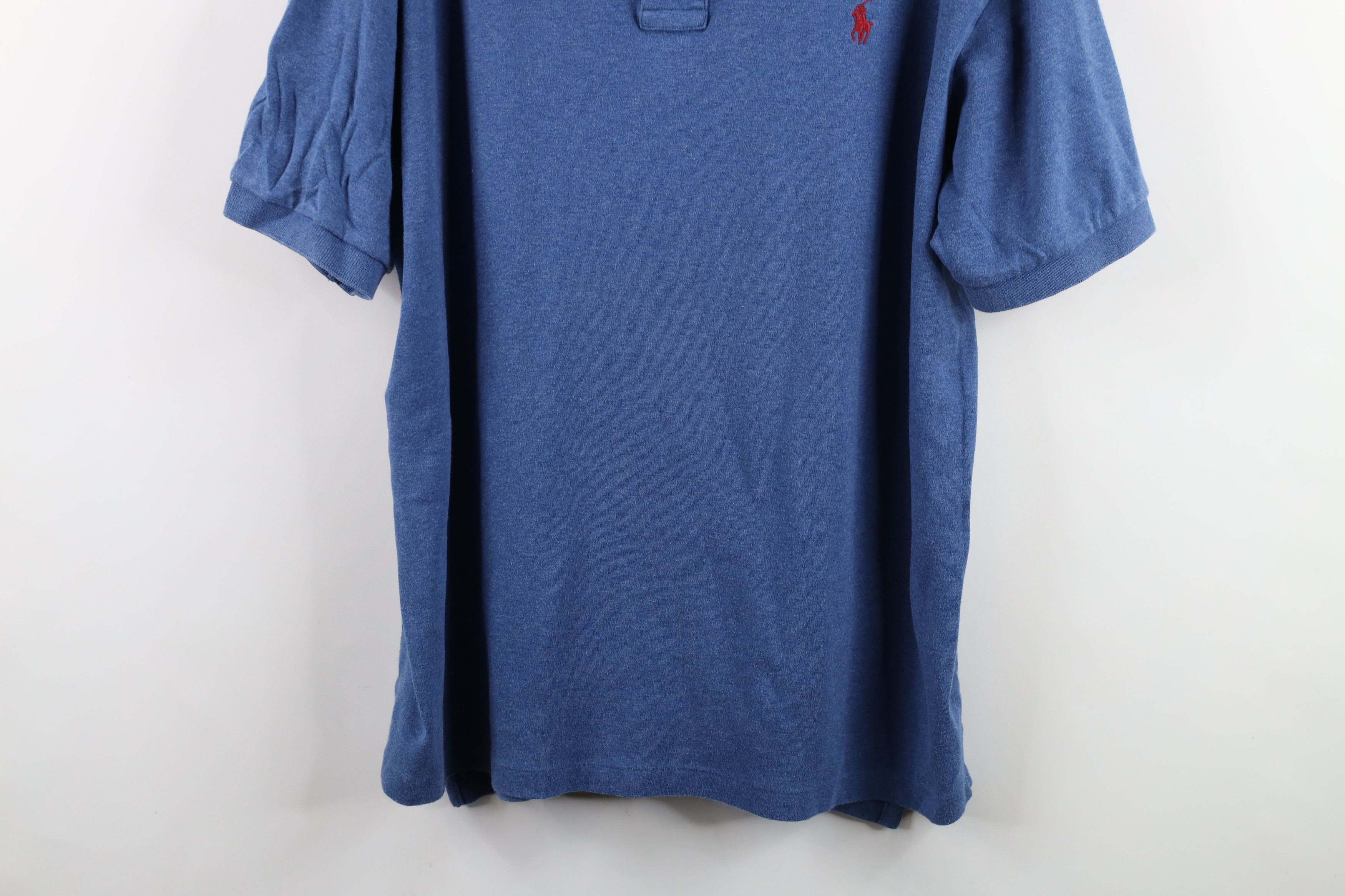 Ralph Lauren × Vintage Vintage 90s Ralph Lauren Cotton Touch Knit Golf Polo Shirt Size US XL / EU 56 / 4 - 3 Thumbnail