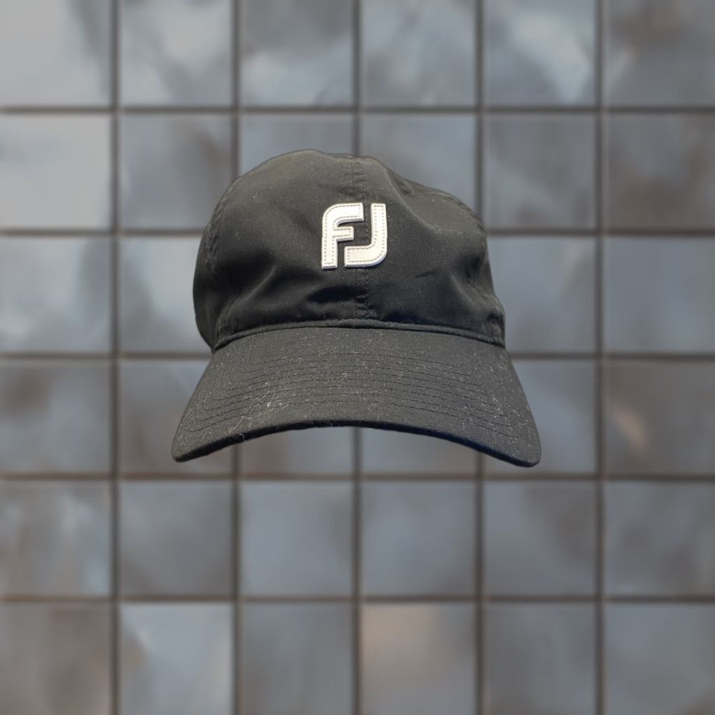 Footjoy FOOTJOY Hat Mens One Size Black DryJoys Strapback Lightweight Adjustable Golf Size ONE SIZE - 1 Thumbnail