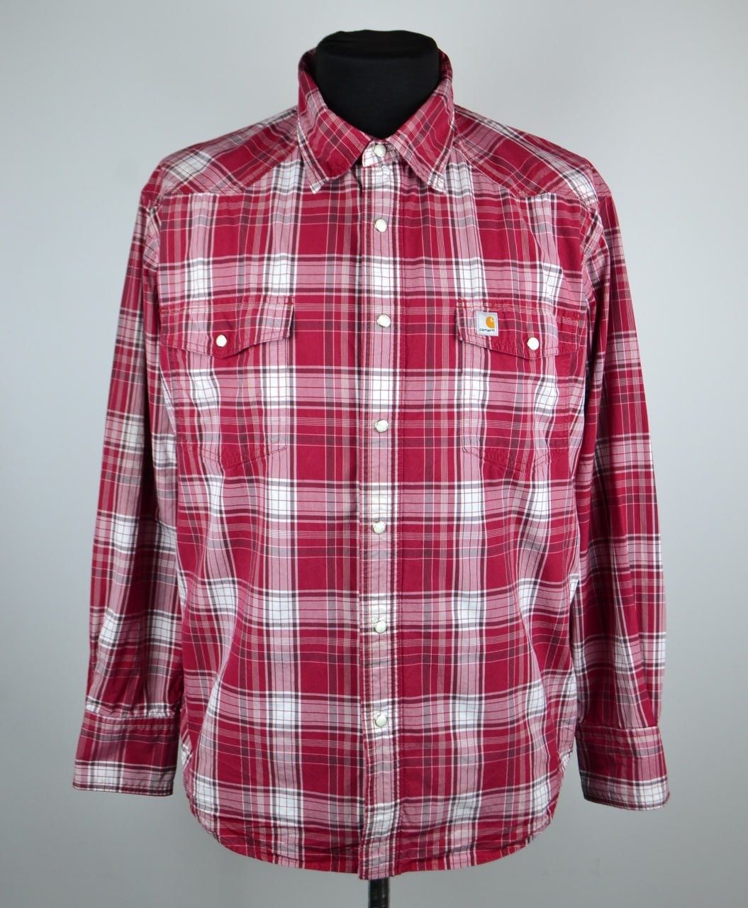Carhartt Carhartt Shirt Western Red Made In India Size XXL Size US XL / EU 56 / 4 - 1 Thumbnail