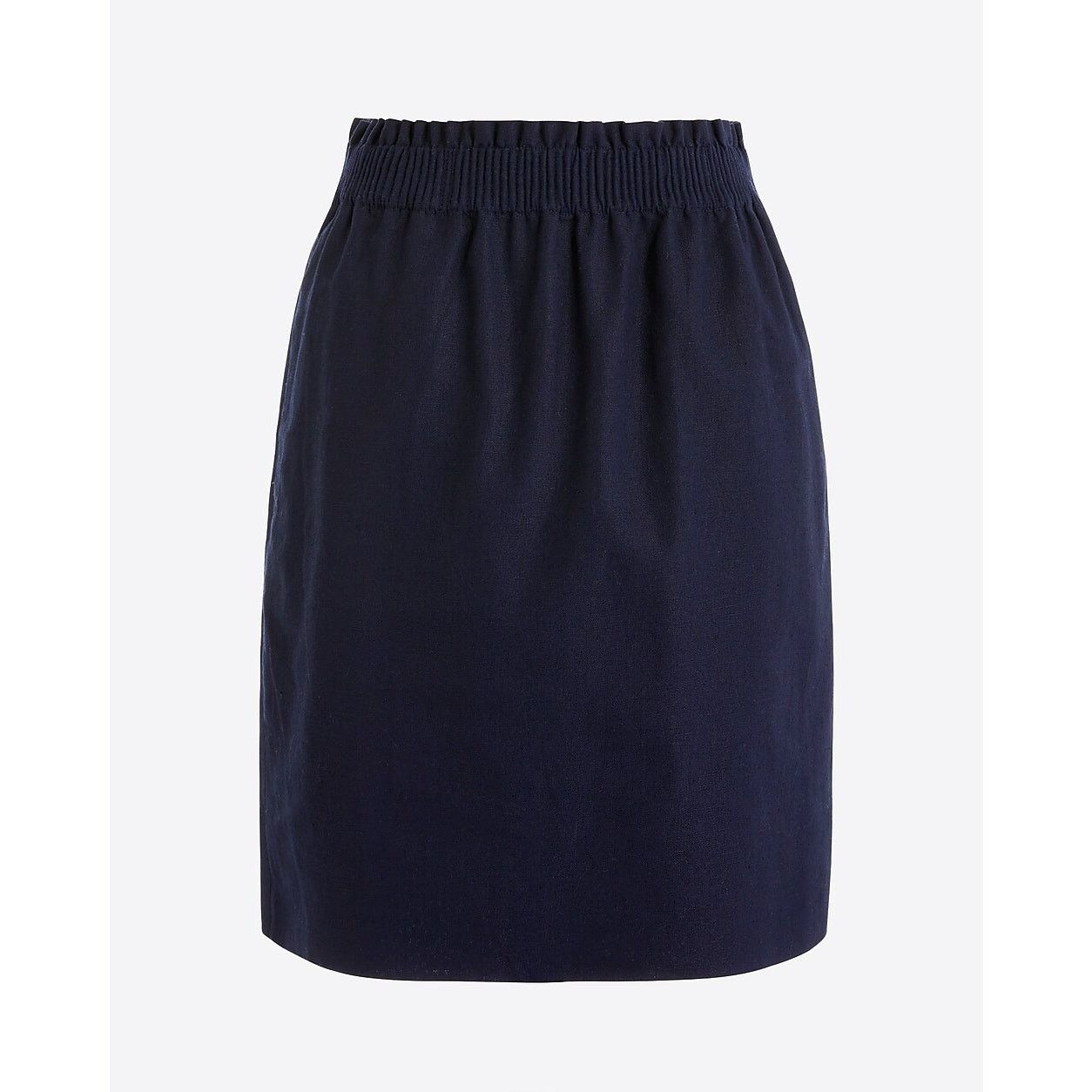 J.Crew J CREW Linen Cotton Sidewalk Mini Skirt Navy Blue Womens 0 Size 25" / US 0 / IT 36 - 6 Thumbnail