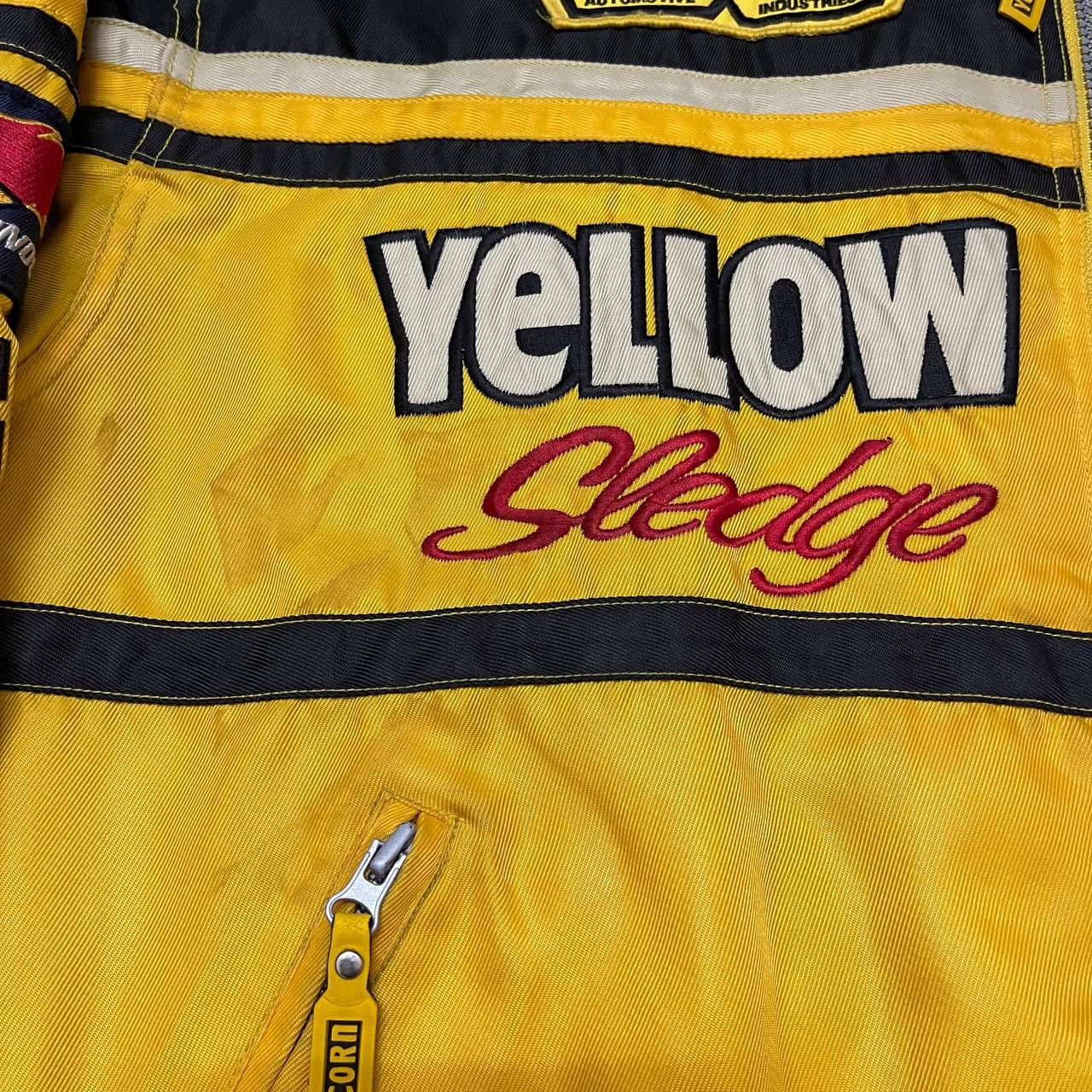 YELLOW CORN Vintage 90's Yellow Corn Racing Jacket ISKY Issey Skyline Size US L / EU 52-54 / 3 - 11 Thumbnail