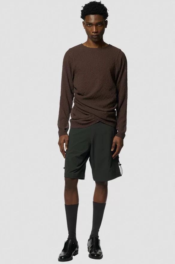 Omar Afridi Omar Afridi Draped L/S Seersucker Top Size US S / EU 44-46 / 1 - 1 Thumbnail