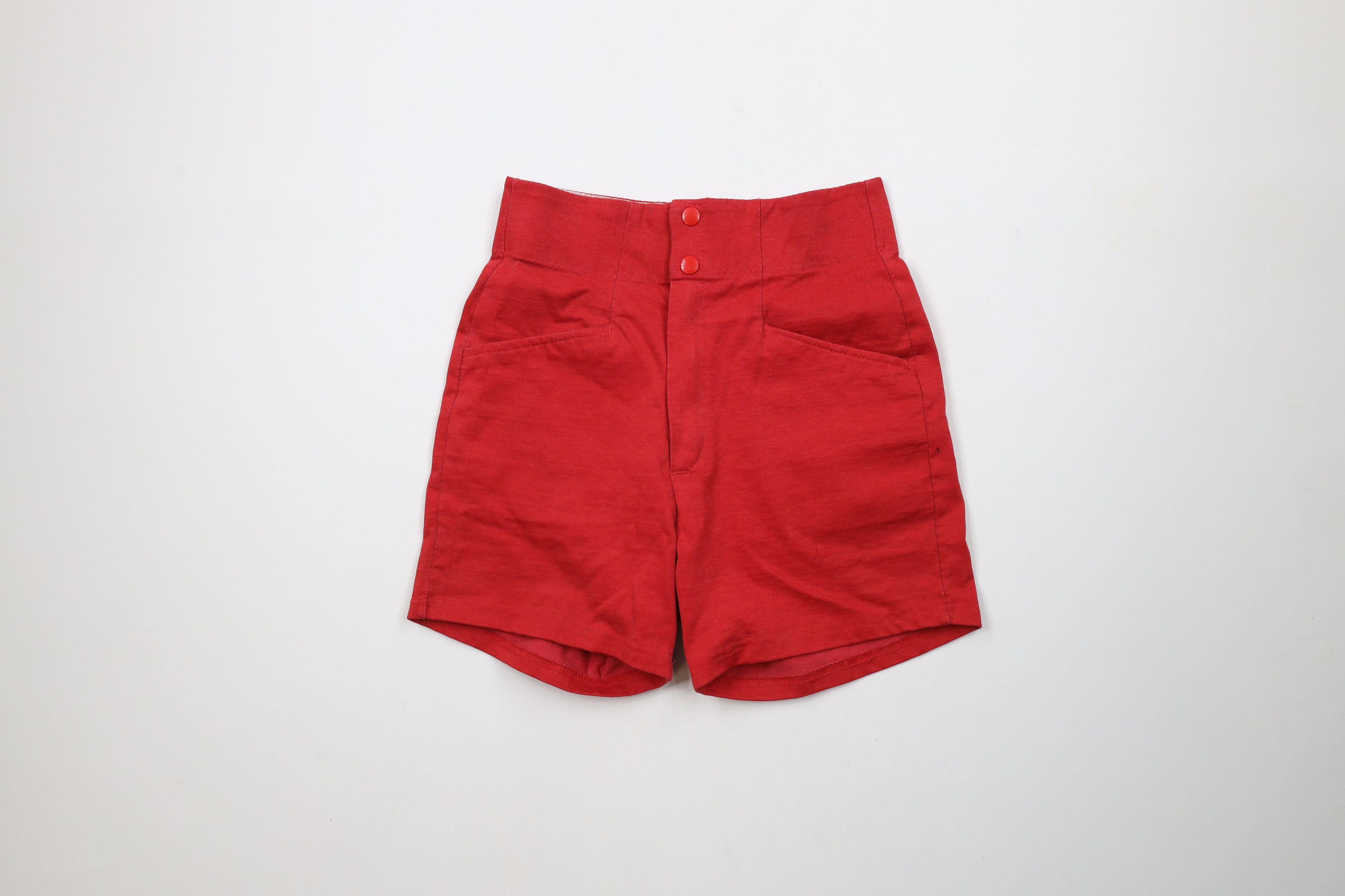 Vintage Vintage 70s Streetwear Knee Coach Coaches Shorts Red USA Size US 30 / EU 46 - 1 Thumbnail