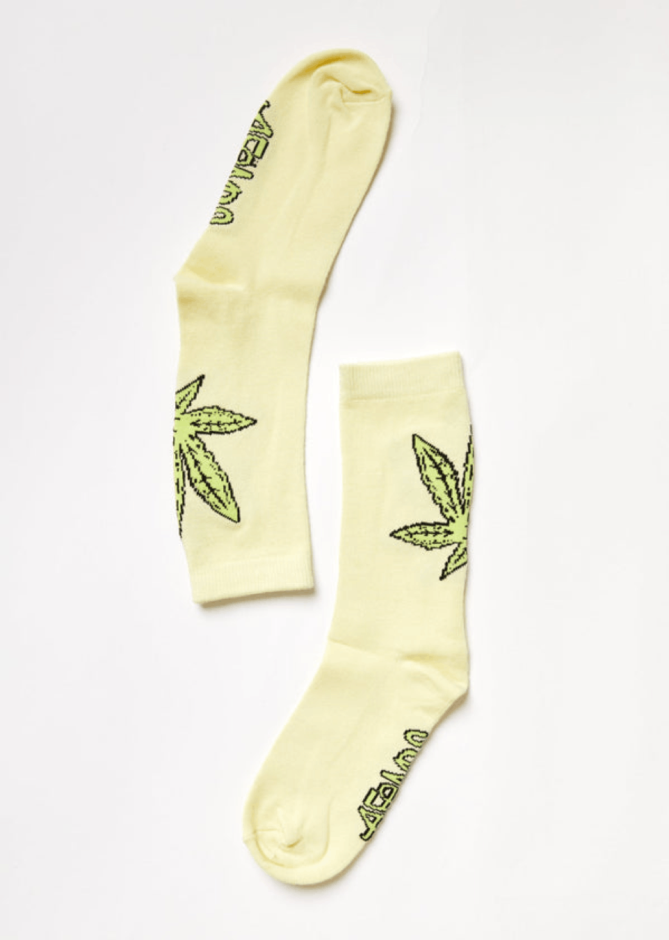 Afends BNWT Afends - Coasting - Hemp Weed Socks One Pack / Citron Size ONE SIZE - 1 Thumbnail