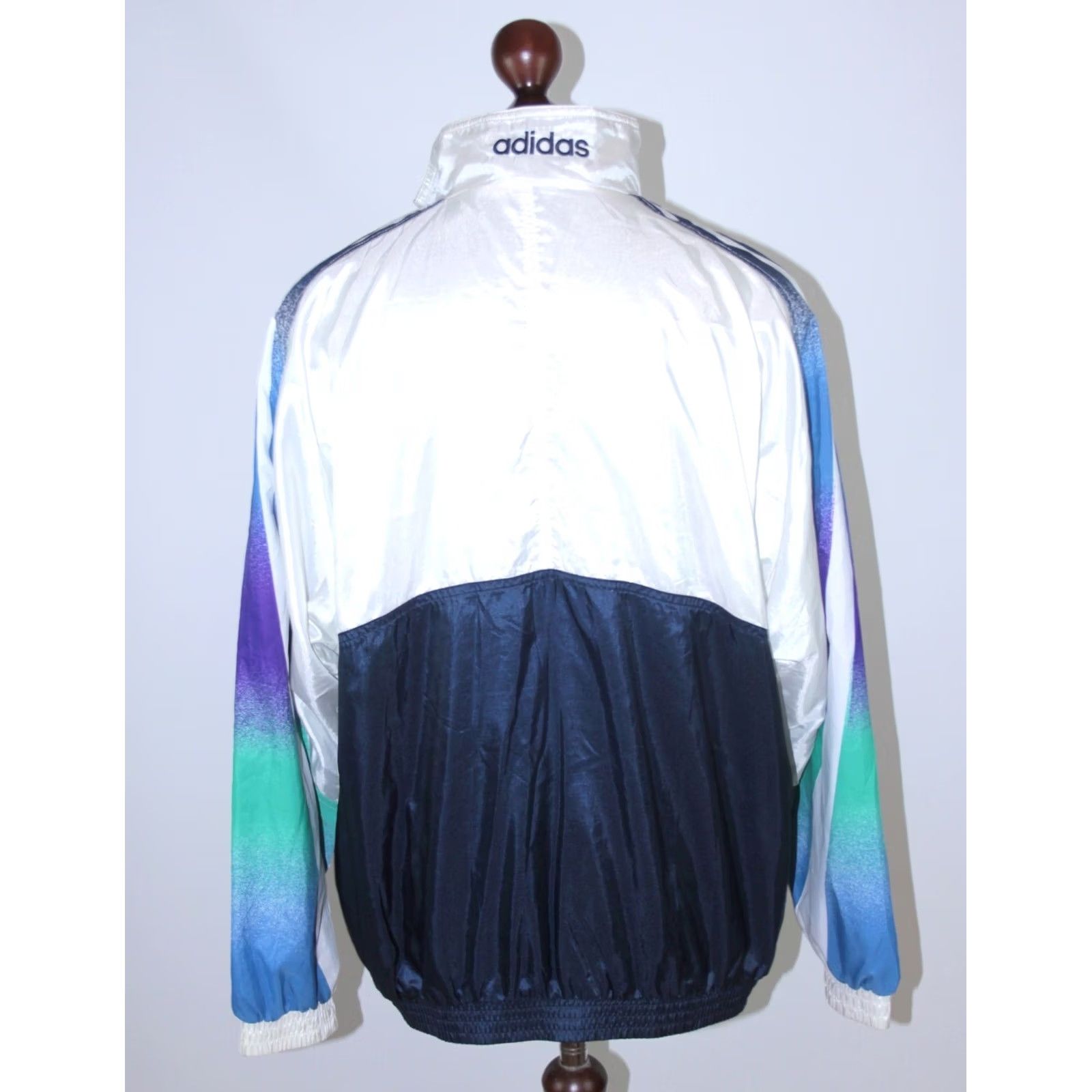 Adidas Vintage Adidas Track Sport Jacket Womens GB 16 D44 90s Size XXL / US 16-18 / IT 52-54 - 4 Thumbnail