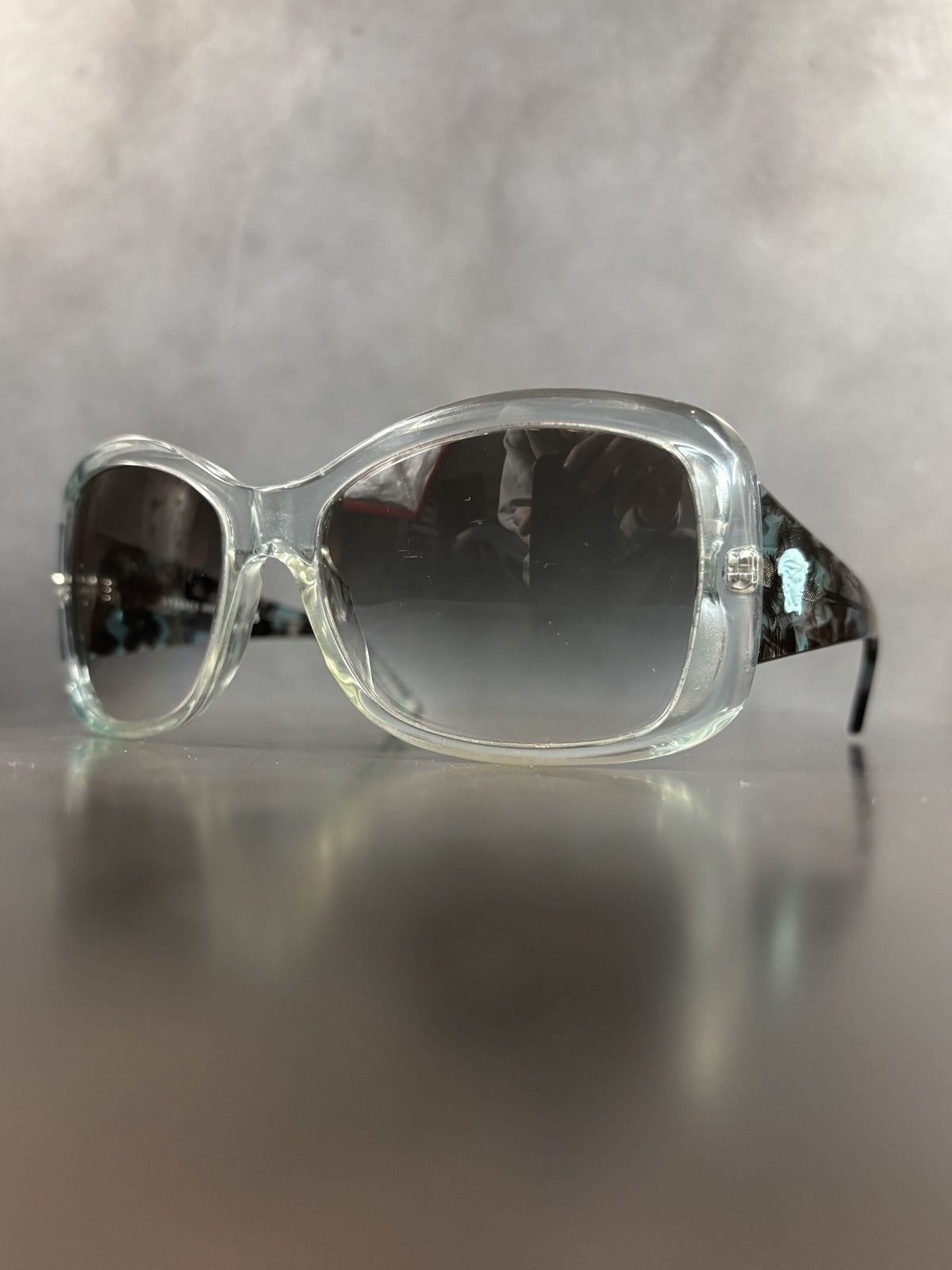 Versace Versace Sunglasses Mod 4235 Medusa Biggie Oversized Blue Size ONE SIZE - 23 Thumbnail