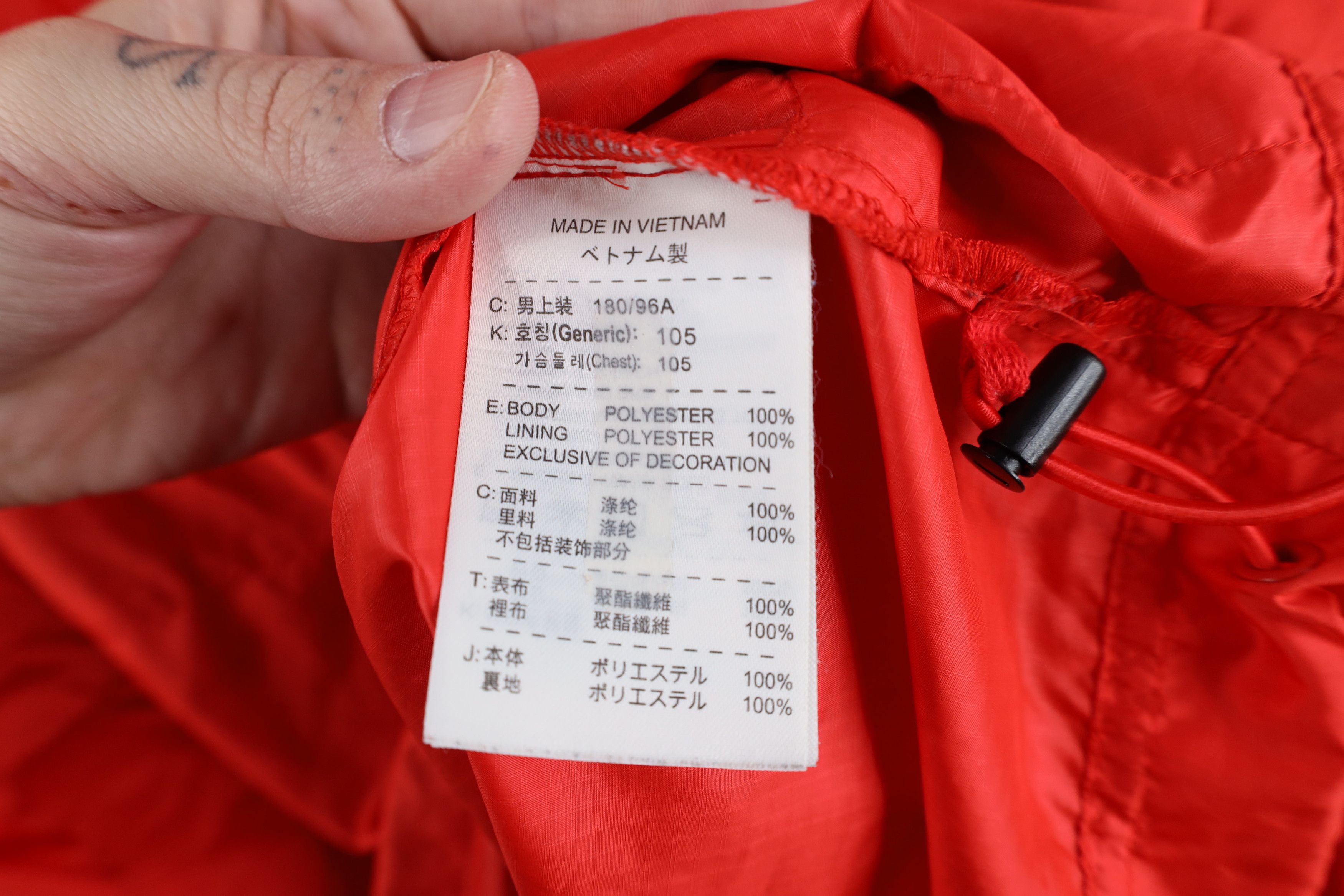 Nike × Vintage Nike Golf Mini Swoosh Lightweight Windbreaker Jacket Red Size US XL / EU 56 / 4 - 10 Thumbnail
