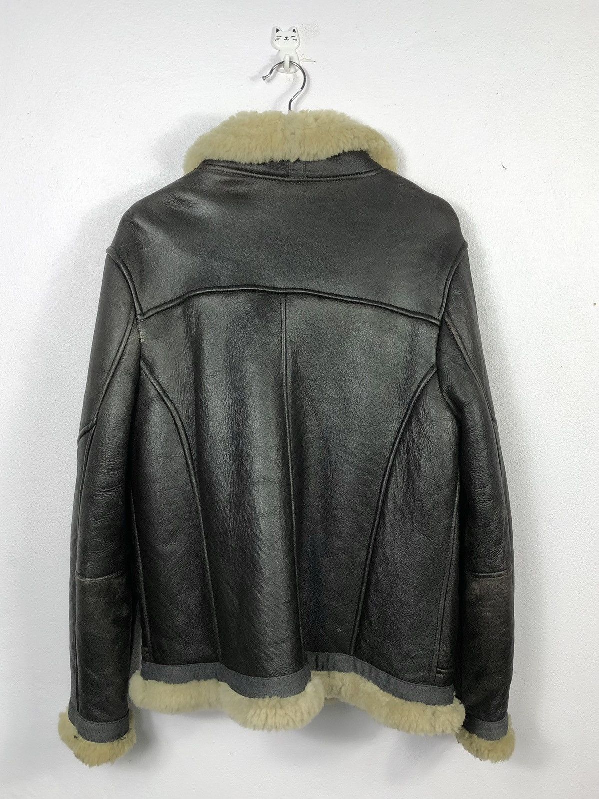 Schott Rare Vintage Schott B3 Shearling Leather Jacket Made in USA Size US M / EU 48-50 / 2 - 10 Thumbnail