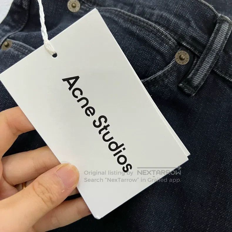 Acne Studios Acne Studios Black Skinny Jeans Size US 32 / EU 48 - 3 Thumbnail