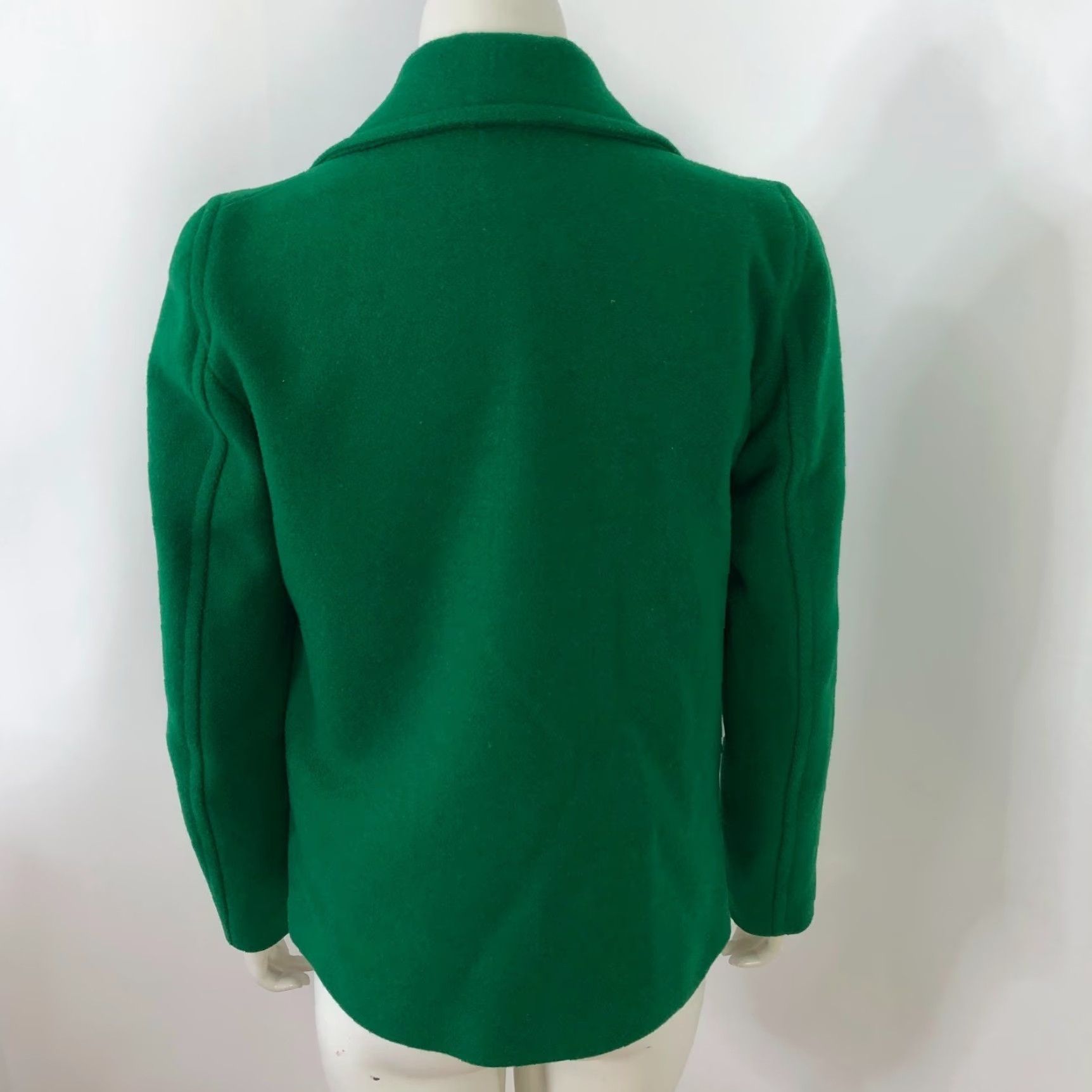 Lacoste Lacoste Blazer Jacket Wool Blend Double Breasted Green XS Women Regular Military/Business/Formal Style Blazer US XS Size XS / US 0-2 / IT 36-38 - 3 Thumbnail