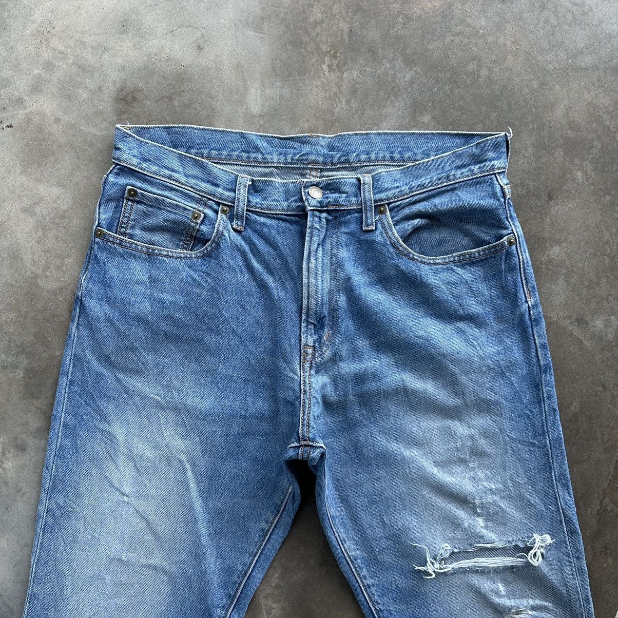 Japanese Brand Vintage Japanese Selvedge Distressed Faded Denim Jean Pant Size US 35 - 3 Thumbnail