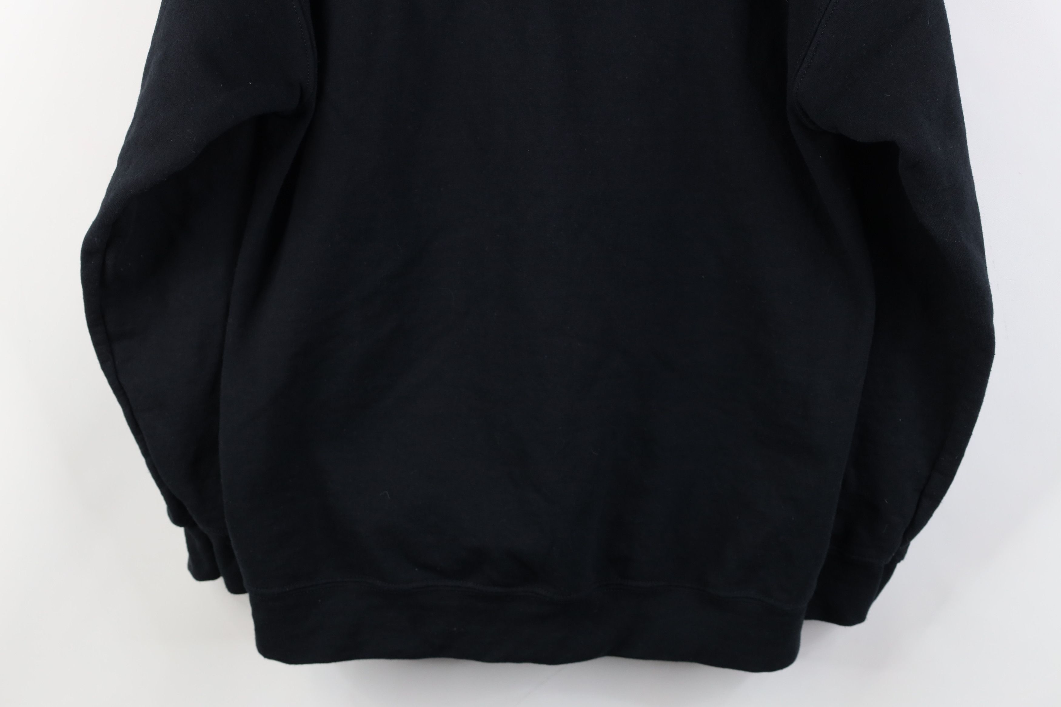 Vintage Vintage 90s Y2K Streetwear Full Zip Hoodie Sweatshirt Black Size US M / EU 48-50 / 2 - 13 Thumbnail