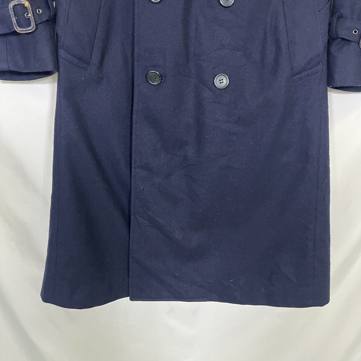 Yohji Yamamoto D’URBAN DOUBLE BREASTED TRENCH COAT JACKET Size US M / EU 48-50 / 2 - 5 Thumbnail