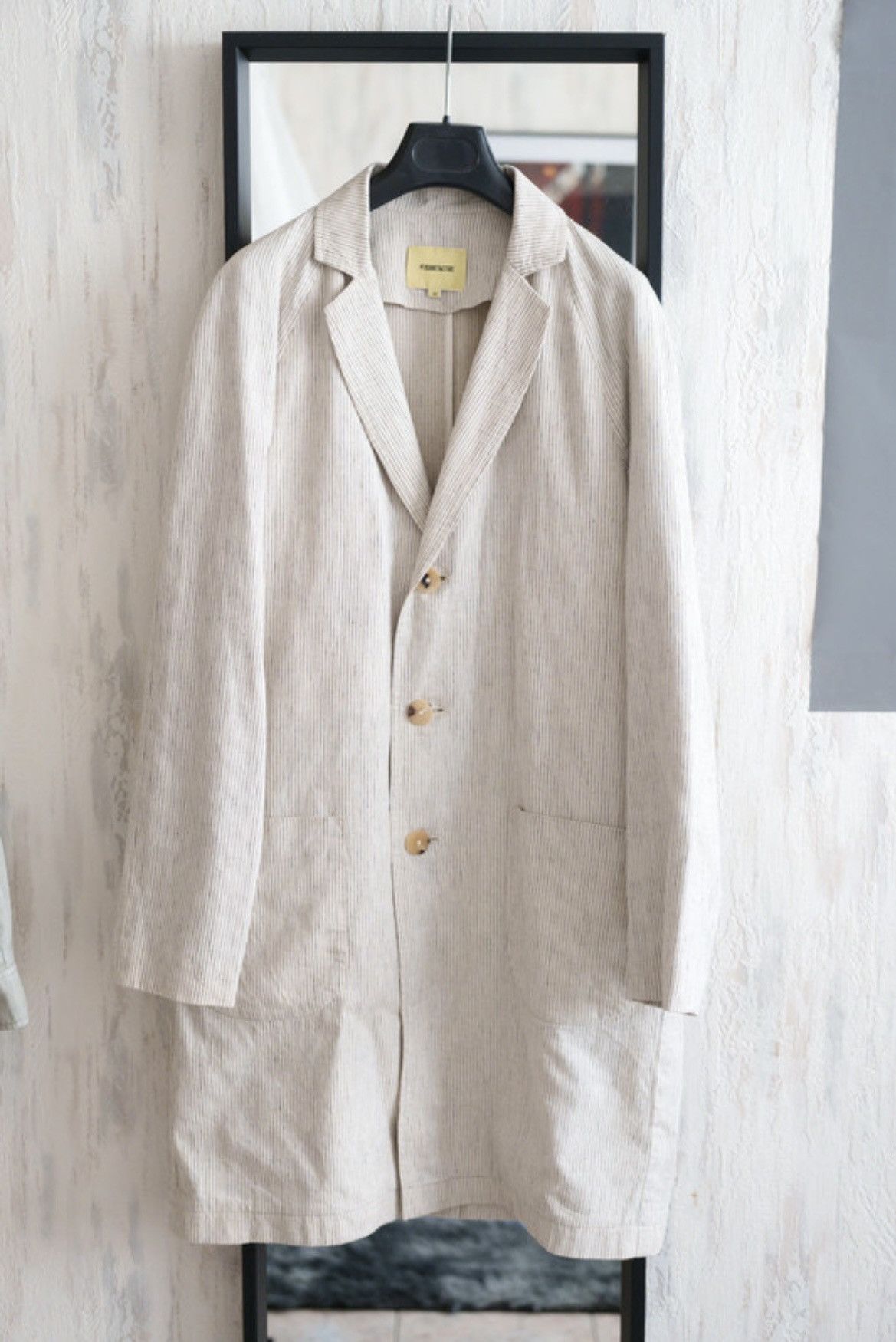 De Bonne Facture De Bonne Facture Prototype Linen Atelier Coat Size 48 Size US M / EU 48-50 / 2 - 1 Thumbnail