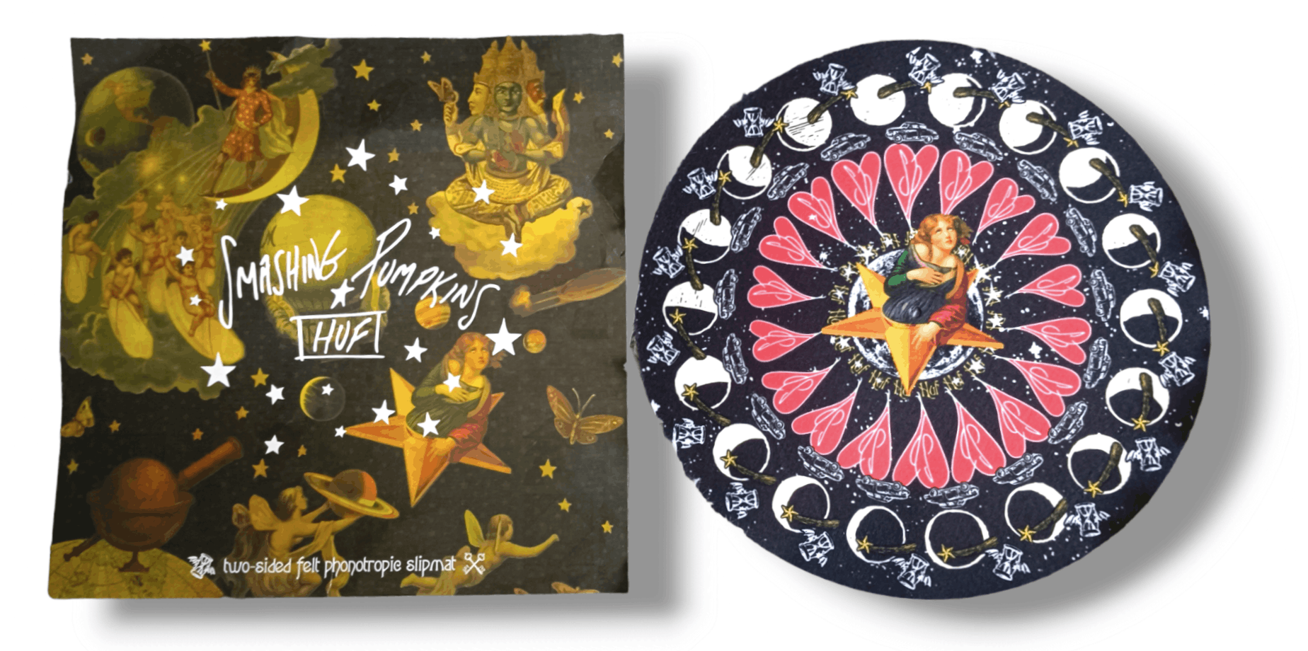 Grail × Huf × Hypebeast RARE HUF X SMASHING PUMPKINS 1979 RECORD SLIPMAT |  Grailed