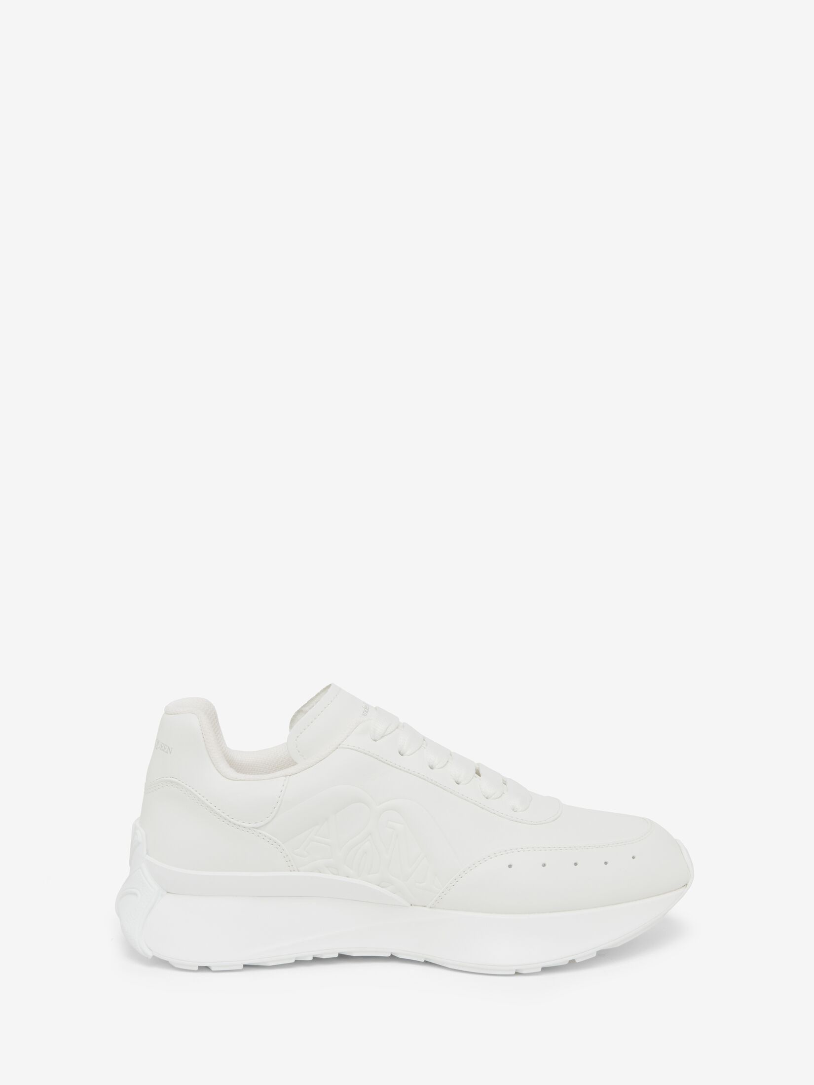 Alexander McQueen o1w1db10925 Sprint Runner in White Size US 11 / IT 41 - 1 Thumbnail