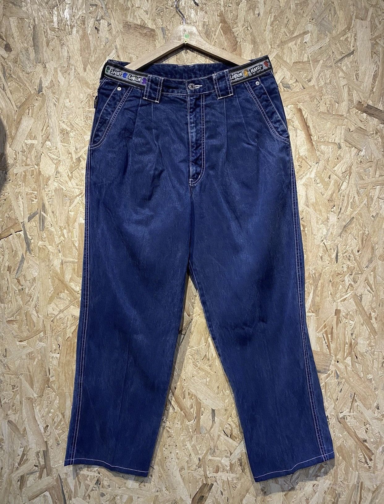 Hardy Amies vintage Hardy Amies Sport jeans with embroidered details. Size US 32 / EU 48 - 2 Thumbnail